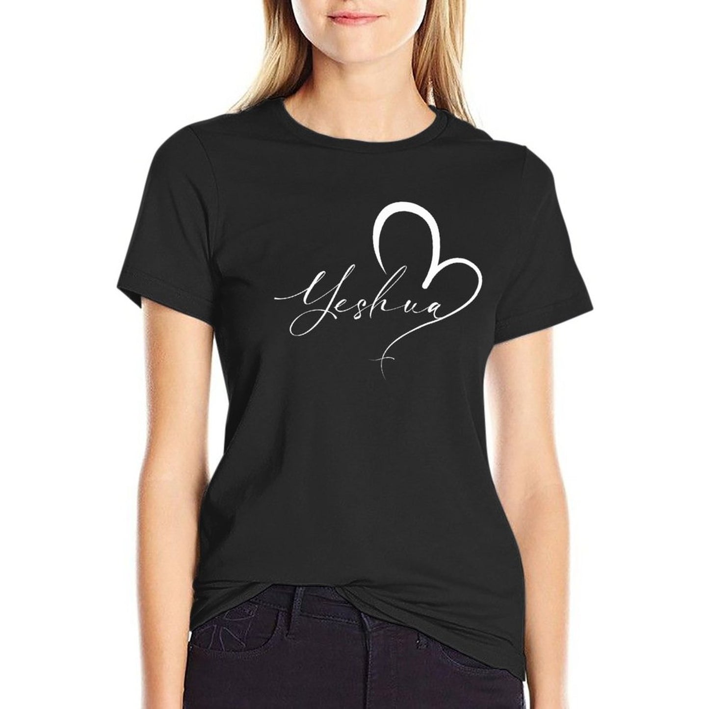 Minimalist, Yeshua - Women's 100% Cotton Tee