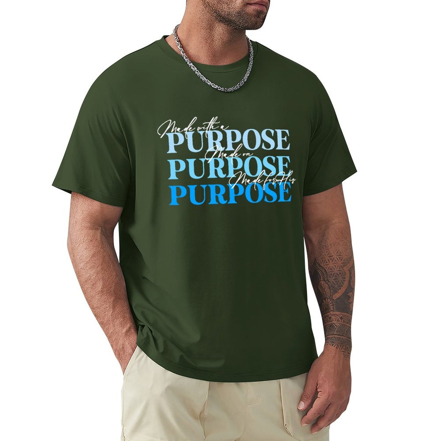 Minimalist on Purpose - Men's Cotton Tee Shirt