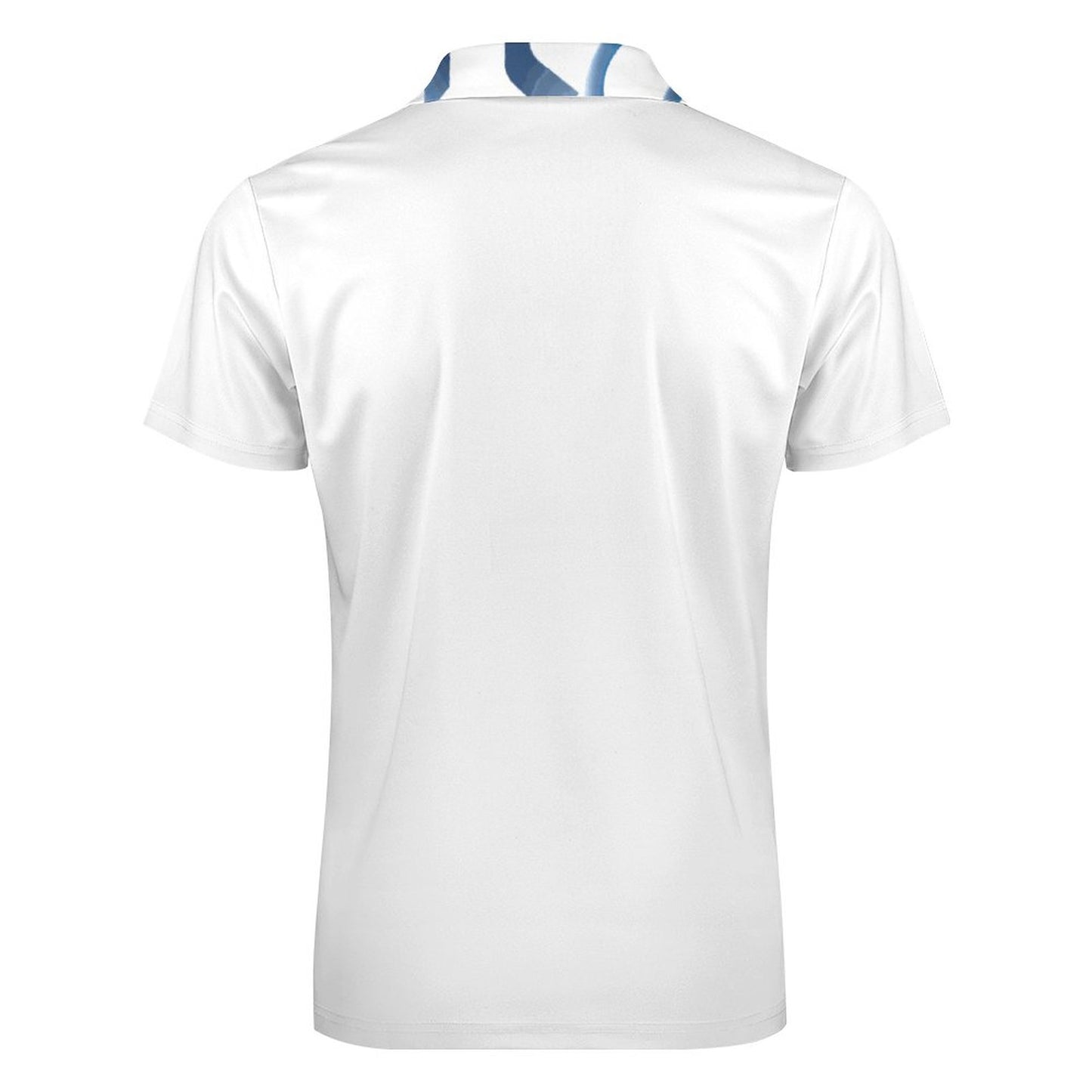 Living Waters, Yahusha - Men's Short Sleeve POLO Shirt with Zipper
