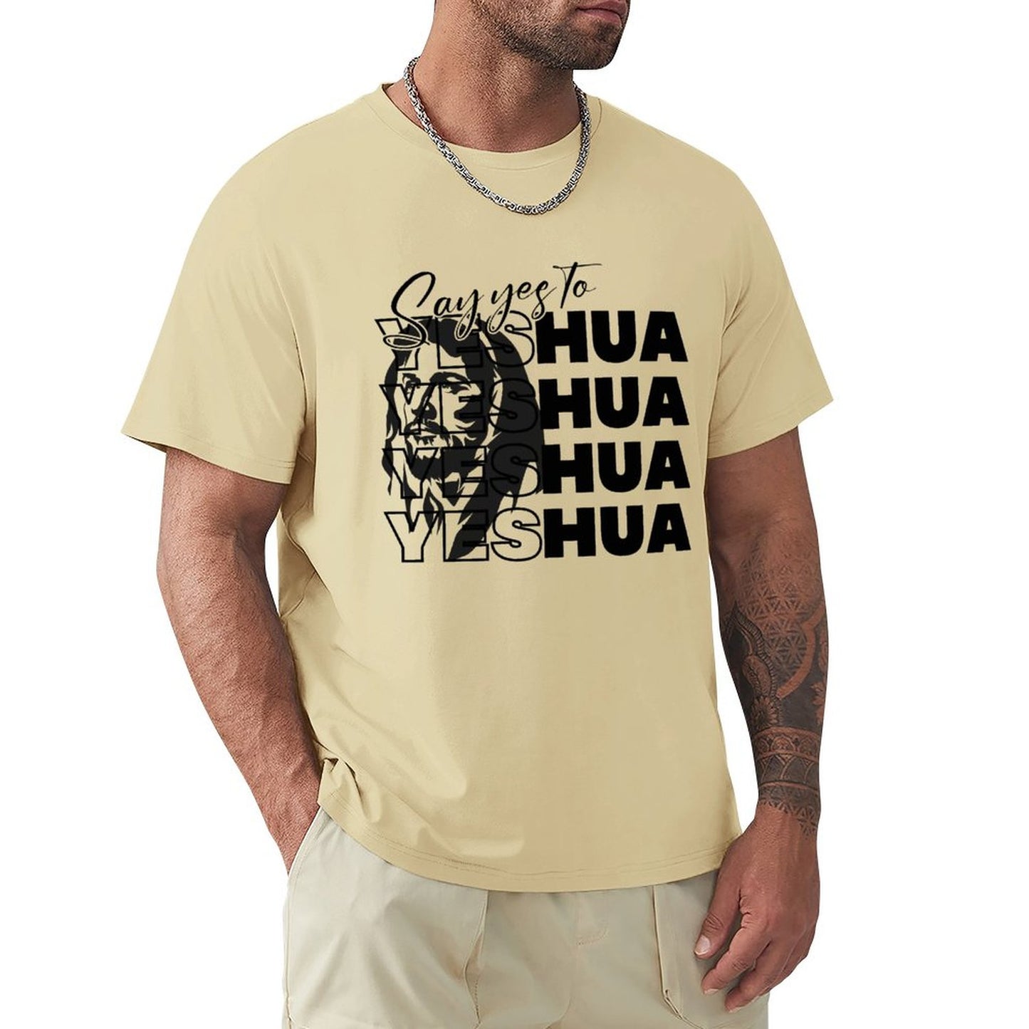 Say Yeshua - Men's Cotton Tee Shirt