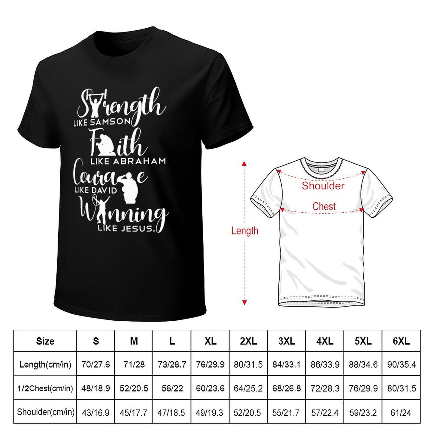 #Winning Like Jesus - Men's Cotton Tee Shirt