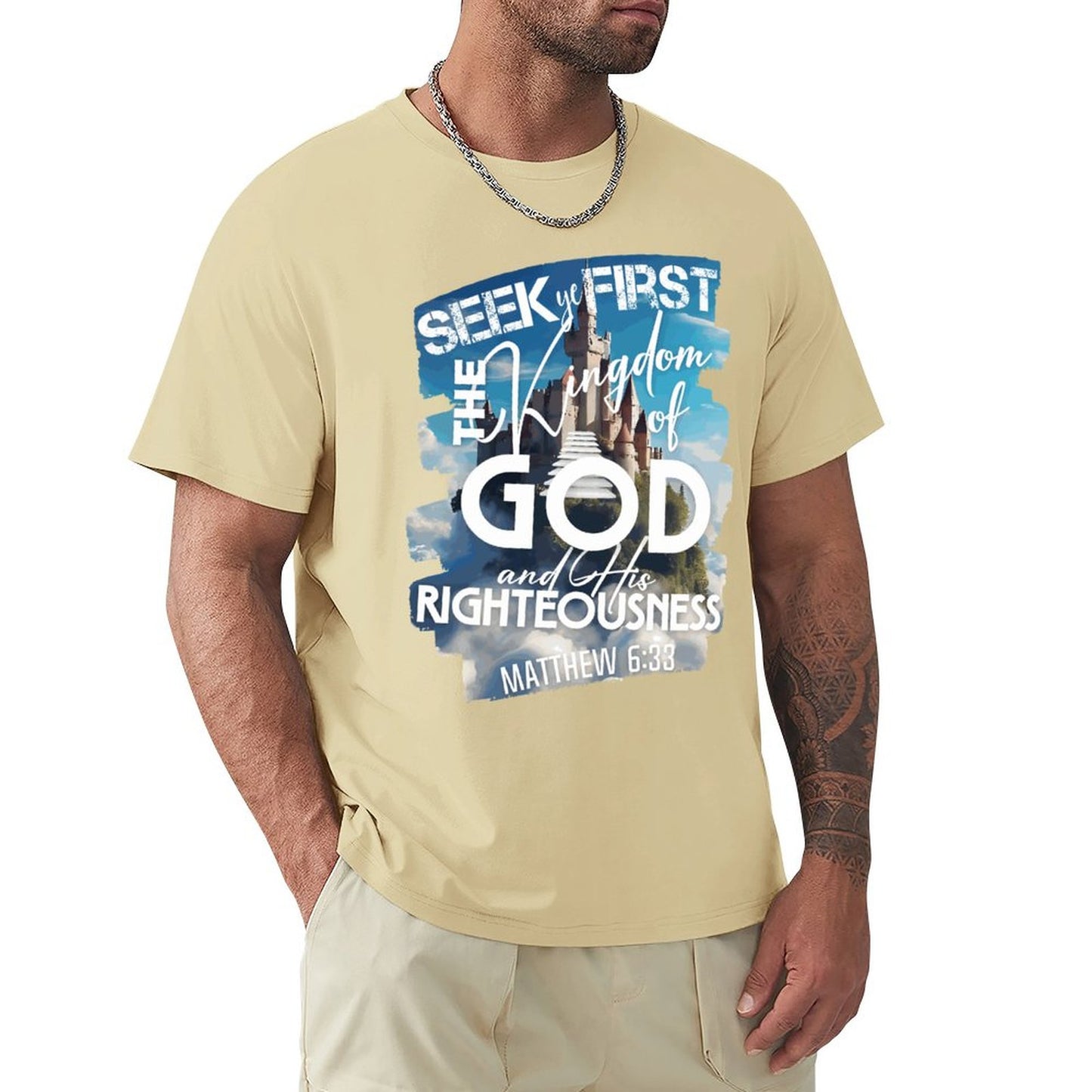 Kingdom of God - Men's Cotton Tee Shirt