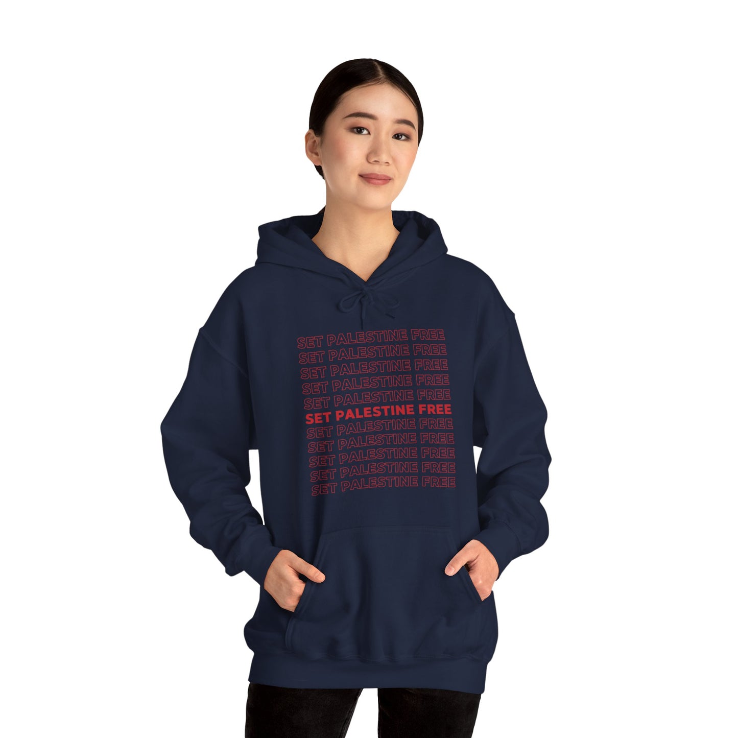 Set Palestine Free - Unisex Hooded Sweatshirt