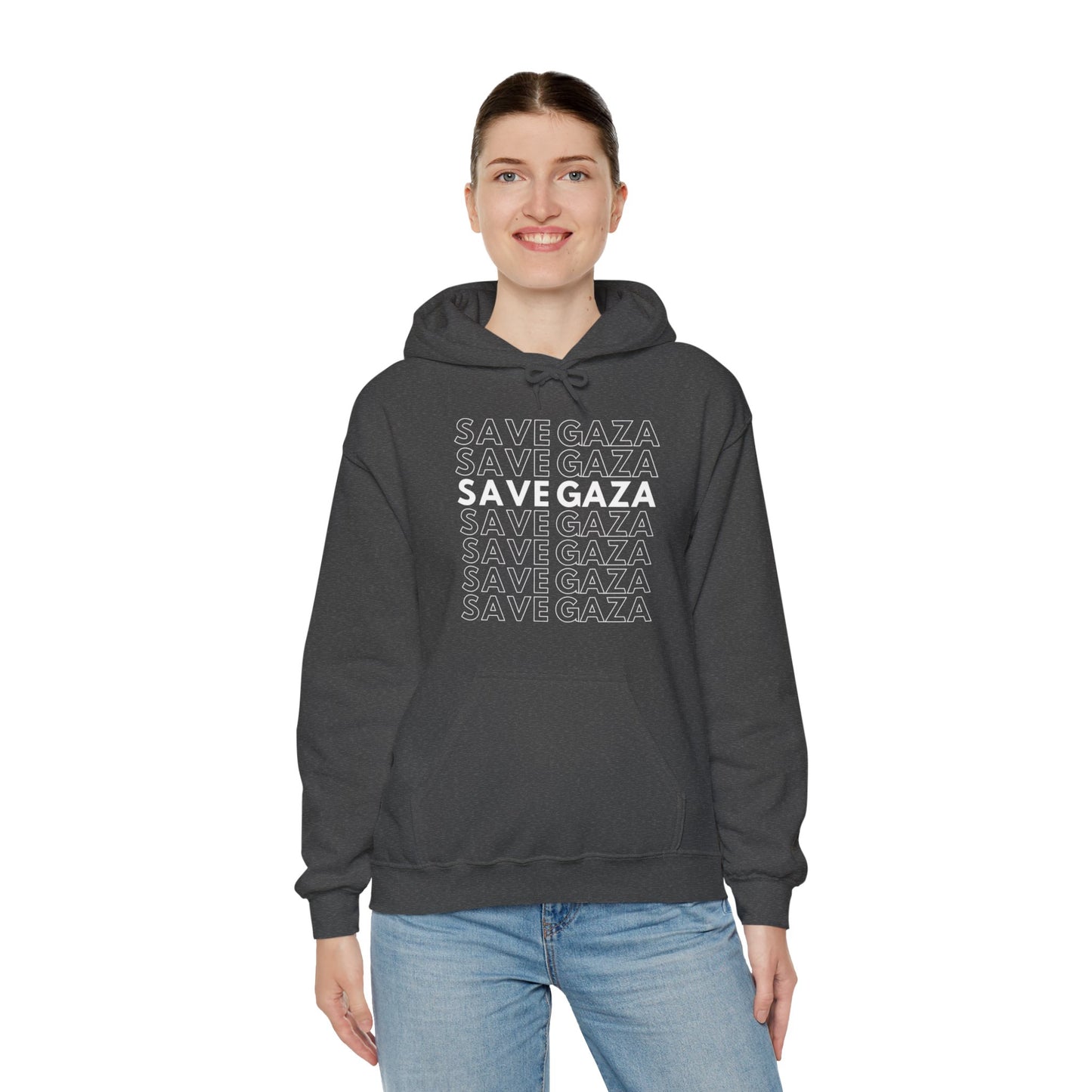 Save Gaza - Unisex Hooded Sweatshirt