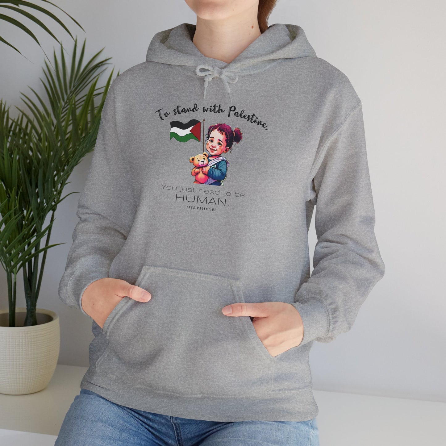 Human - Unisex Hooded Sweatshirt