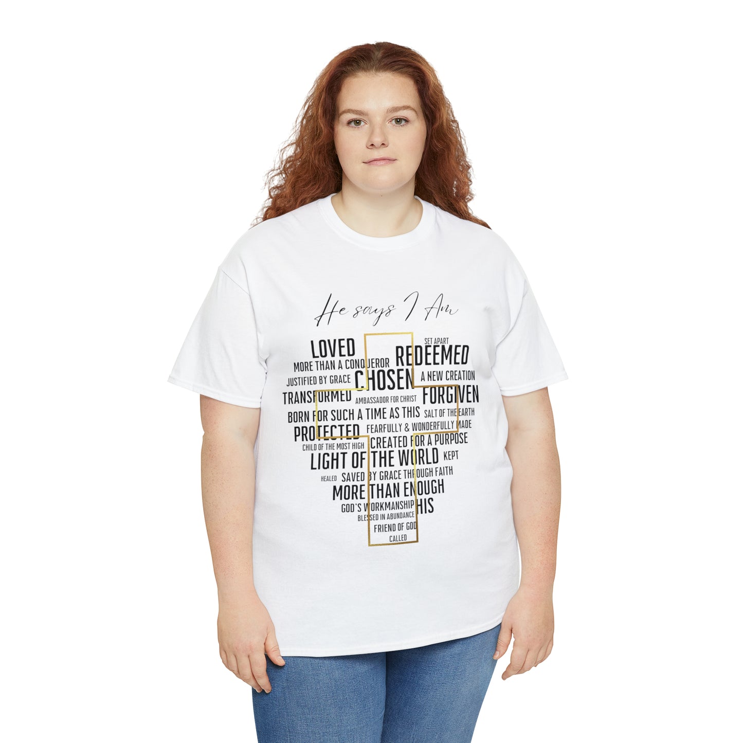 Loved, Chosen, His - Heavy Cotton Tee (Unisex)