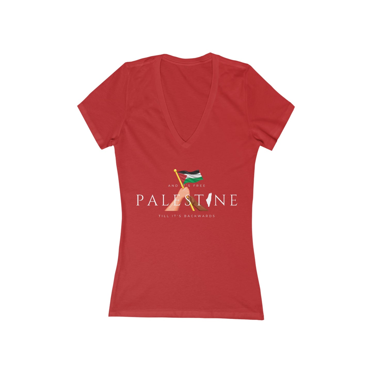 Till It's Backwards - Women's Deep V-Neck Tee