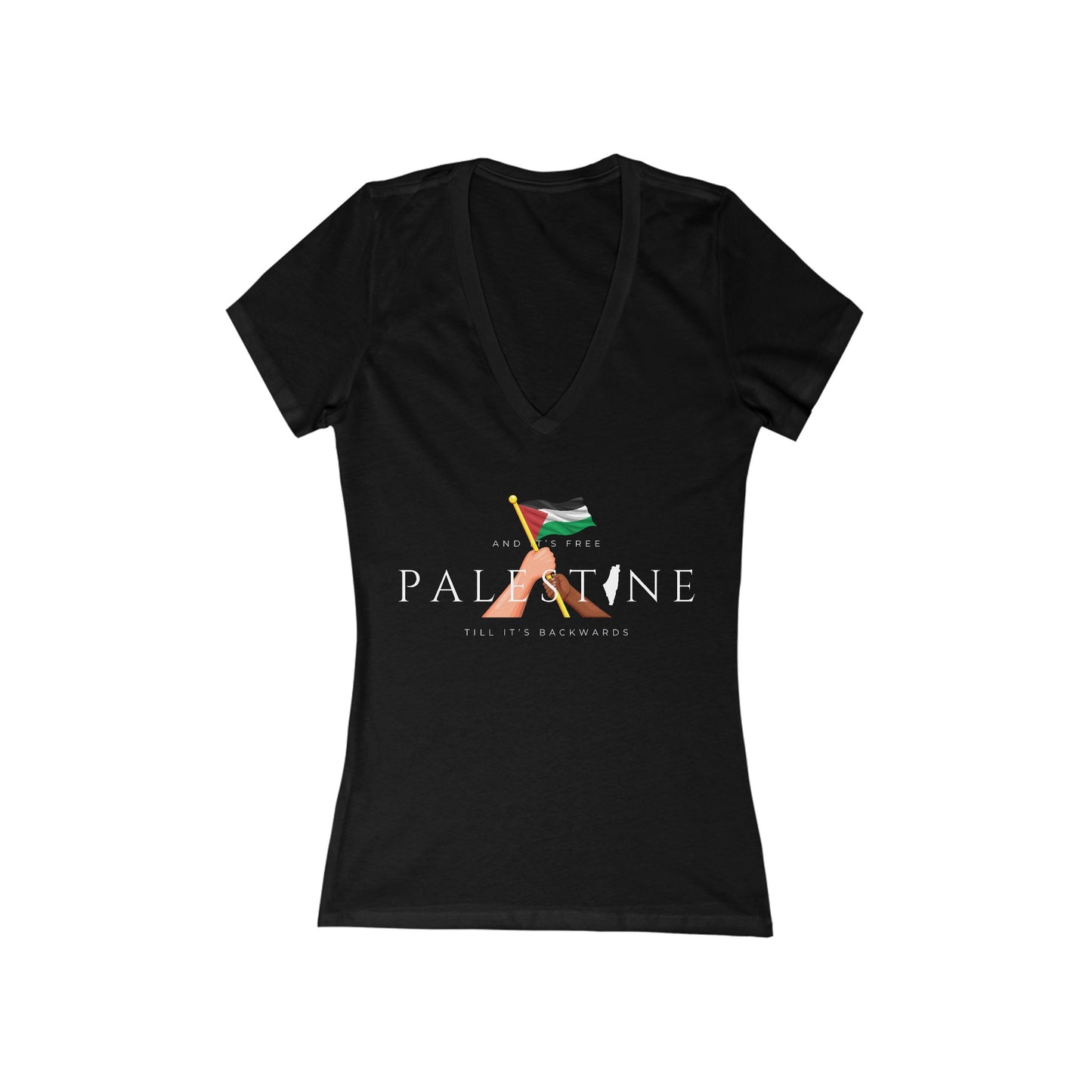 Till It's Backwards - Women's Deep V-Neck Tee