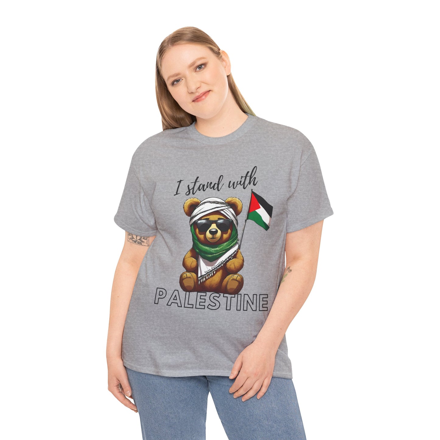 Teddy Palestine - Unisex Cotton Tee
