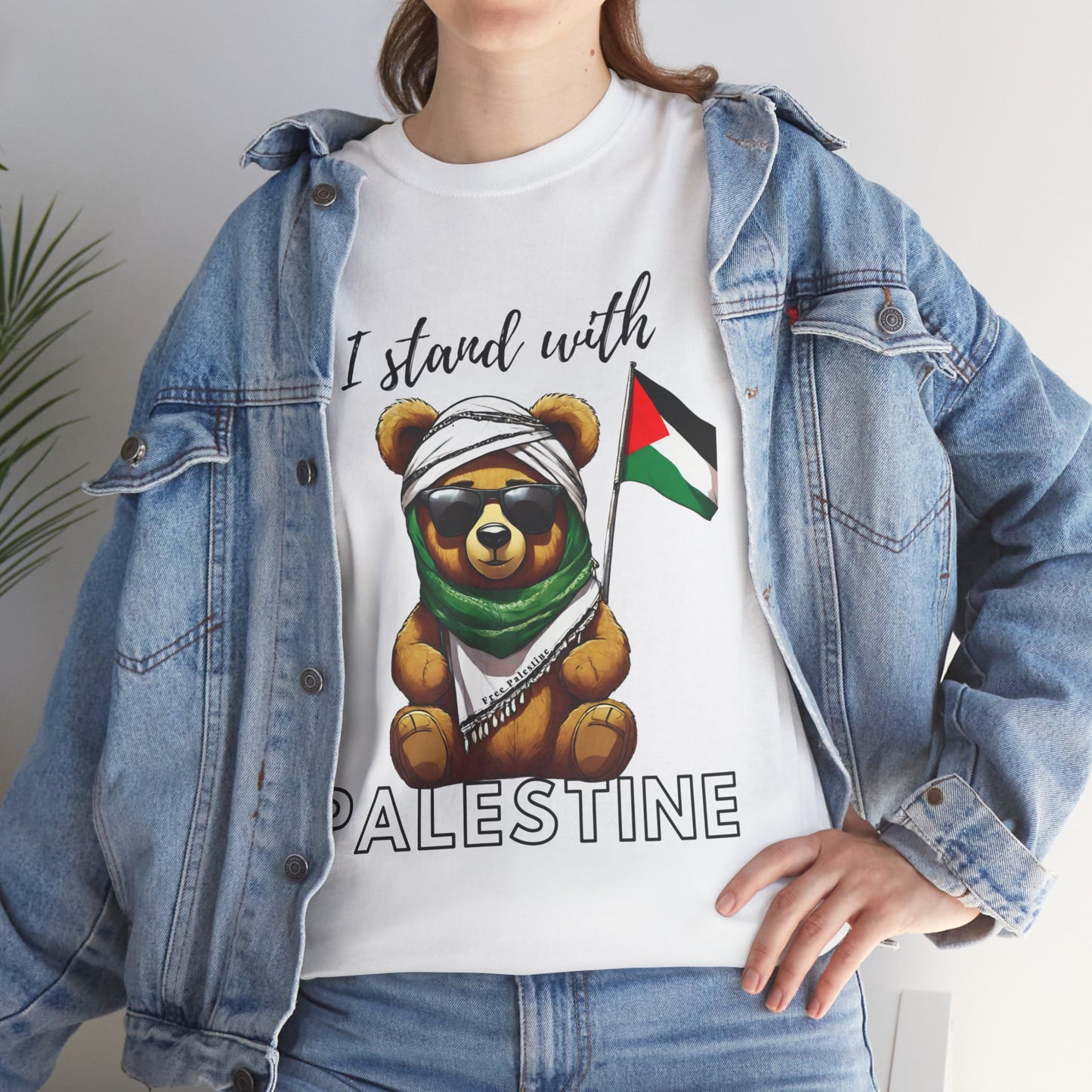 Teddy Palestine - Unisex Cotton Tee