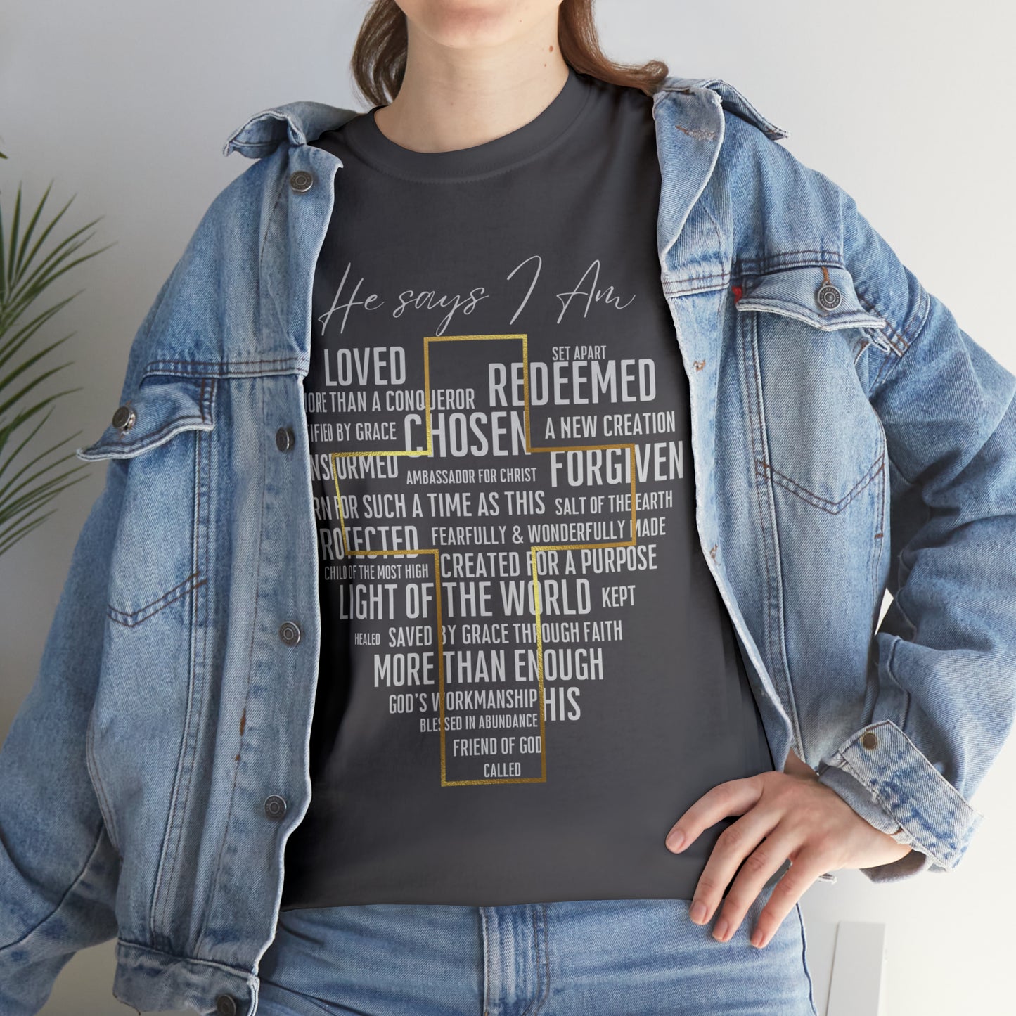 Loved, Chosen, His - Heavy Cotton Tee (Unisex)