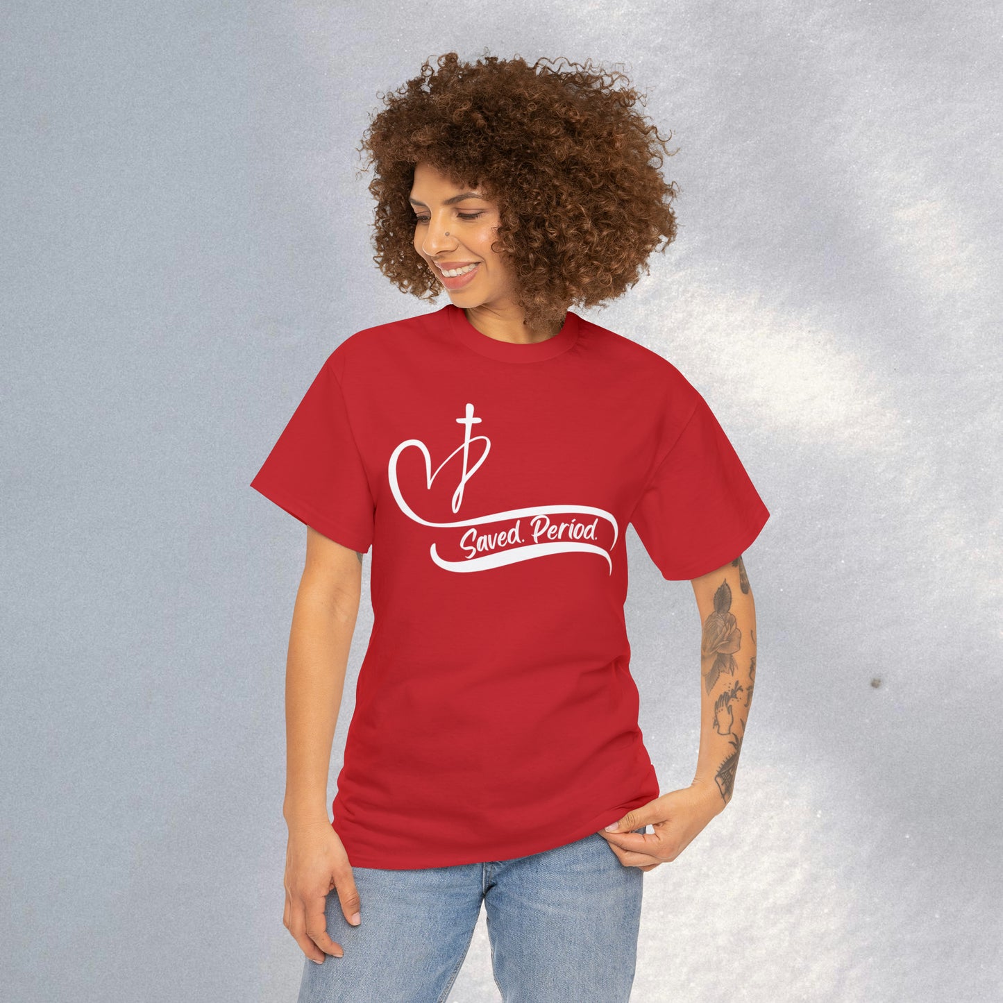 Saved, Period - Heavy Cotton Tee (Unisex)