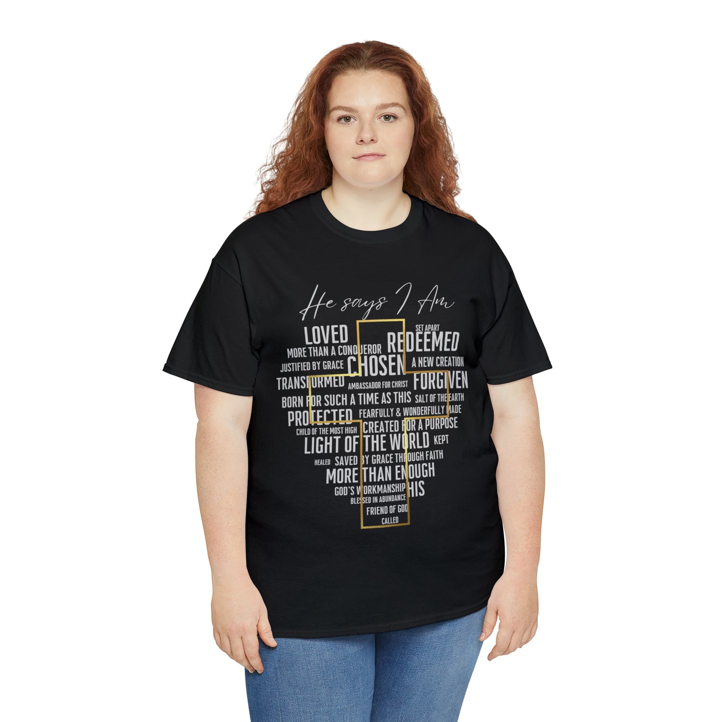 Loved, Chosen, His - Heavy Cotton Tee (Unisex)