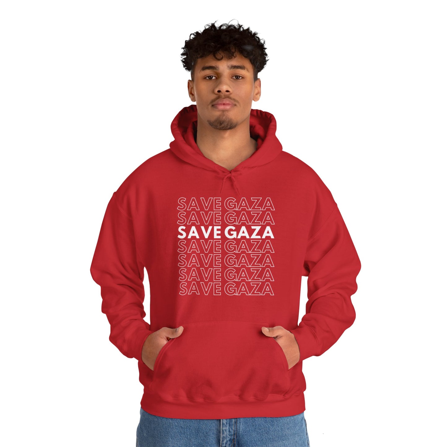 Save Gaza - Unisex Hooded Sweatshirt