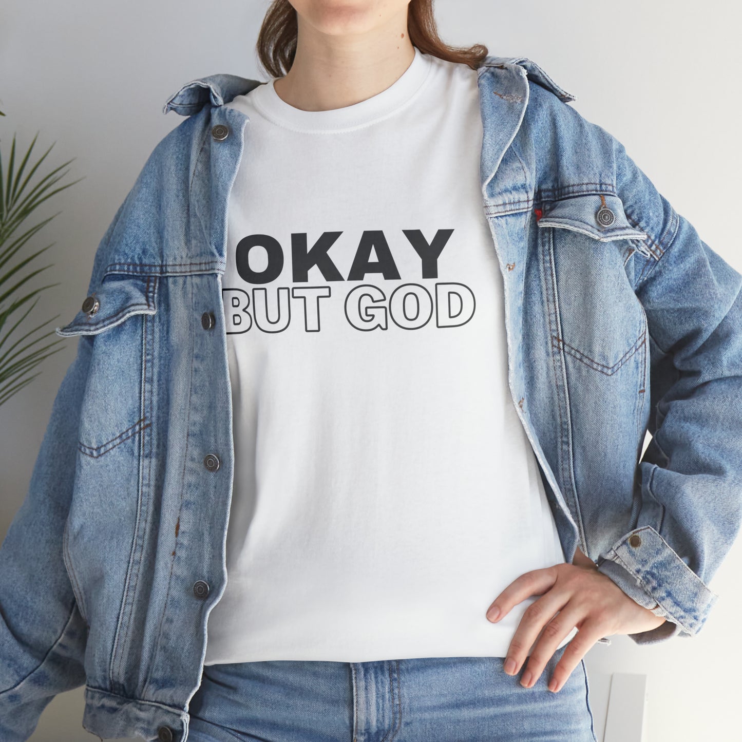 Ok, But God - Heavy Cotton Tee (Unisex)