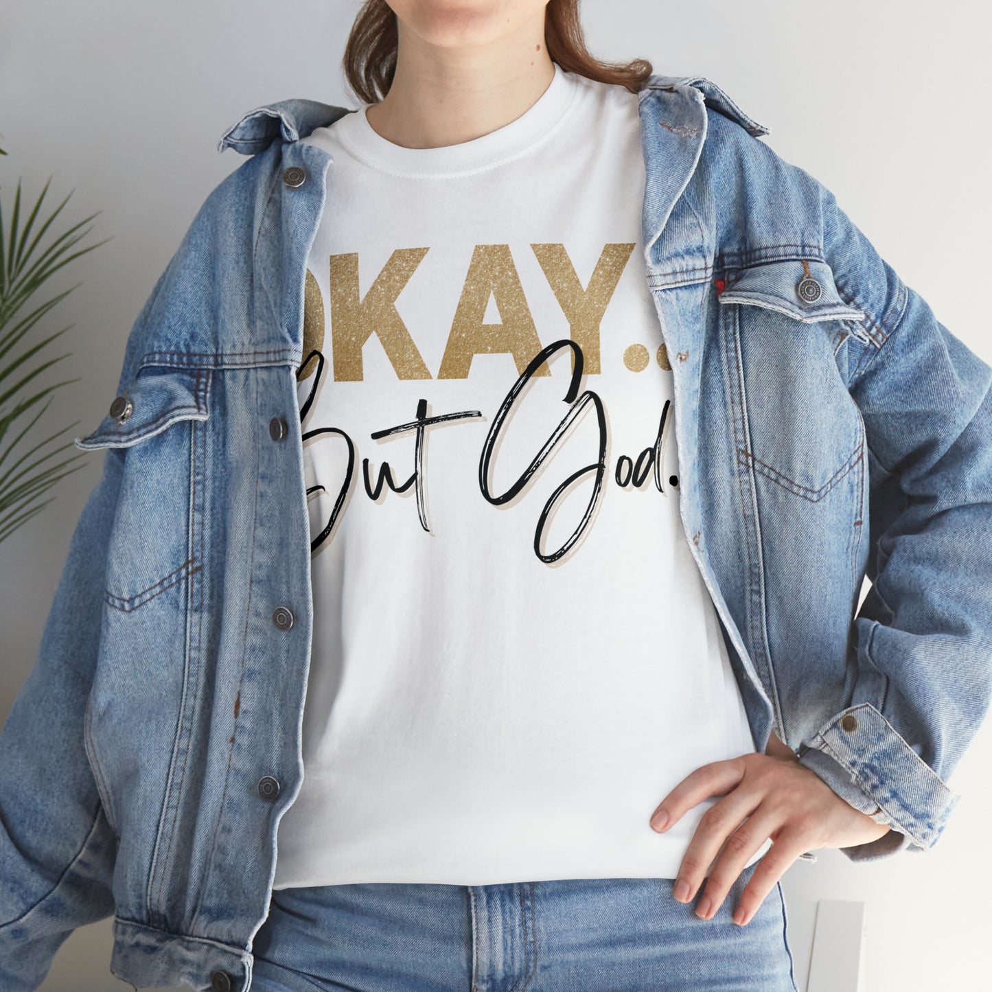 But God in Black - Heavy Cotton Tee (Unisex)