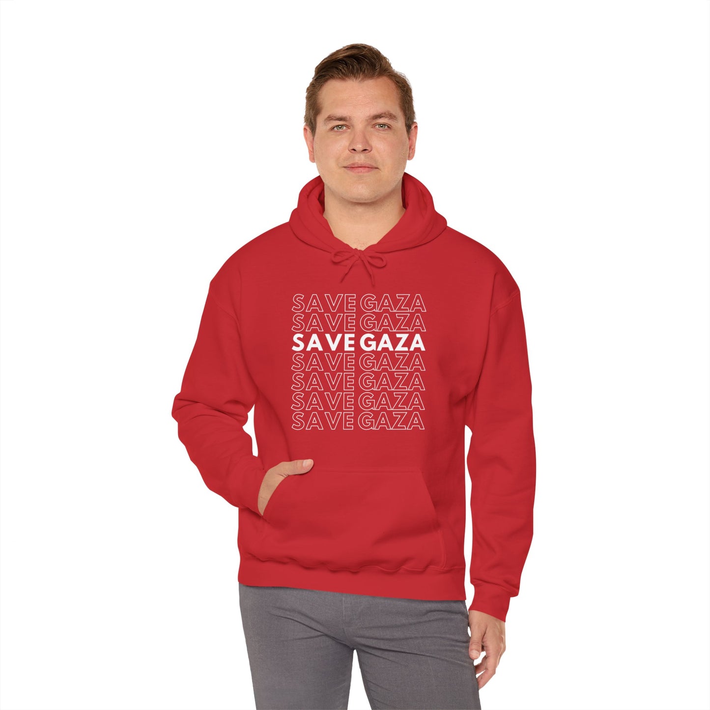 Save Gaza - Unisex Hooded Sweatshirt