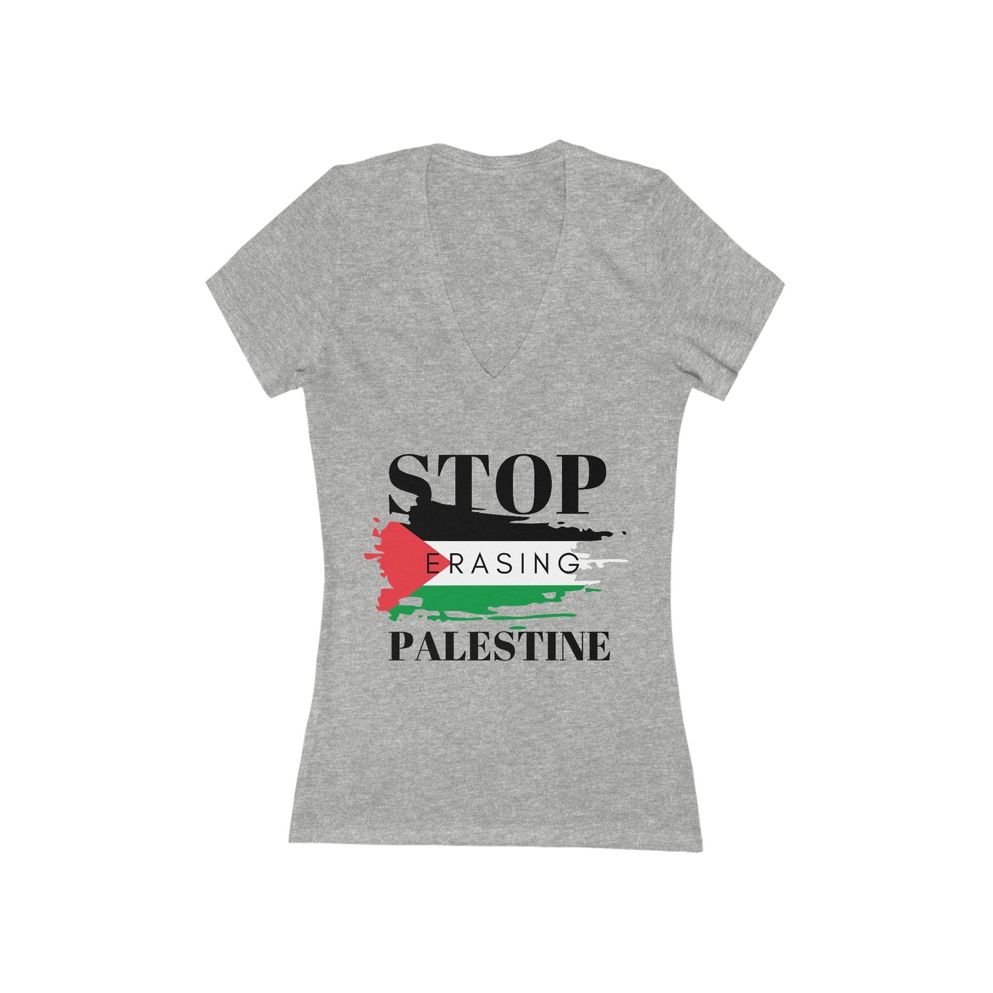 Erasing - Women's Deep V-Neck Tee