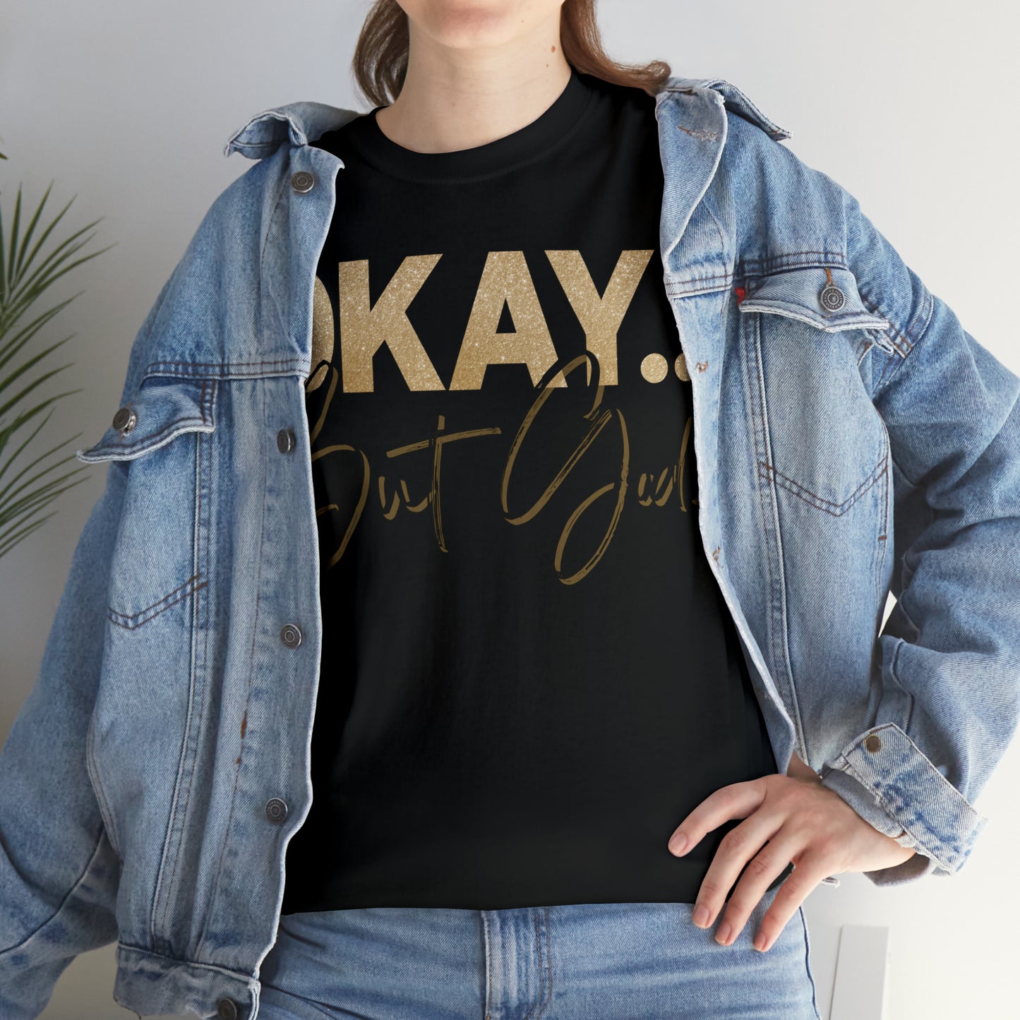 But God in Black - Heavy Cotton Tee (Unisex)