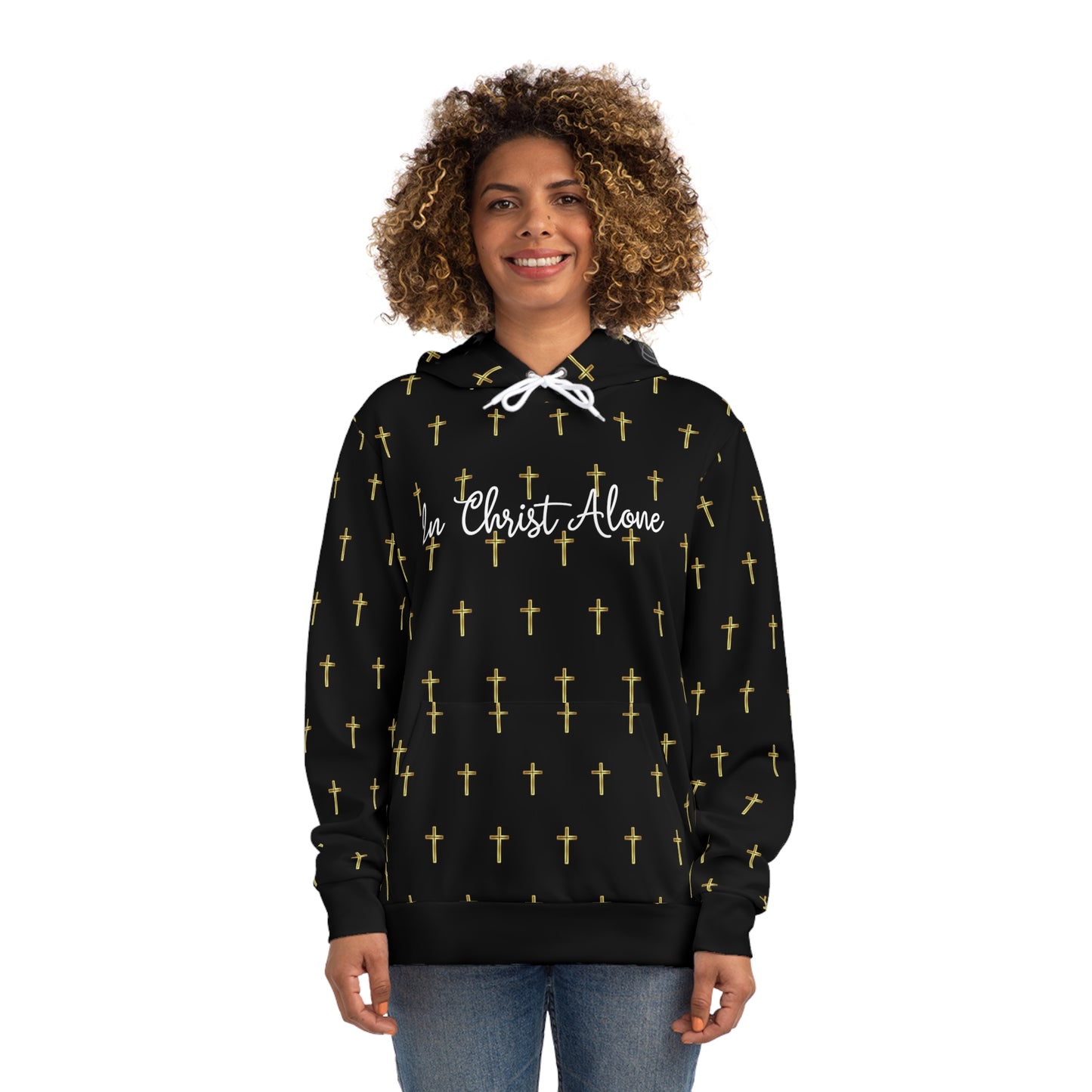 In Christ Alone (Black) - Fashion Hoodie