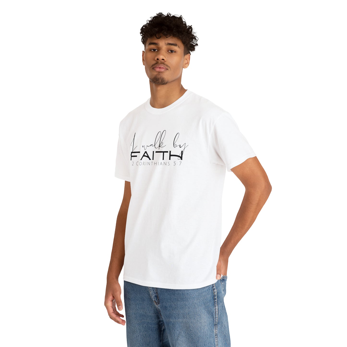 By Faith - Heavy Cotton Tee (Unisex)
