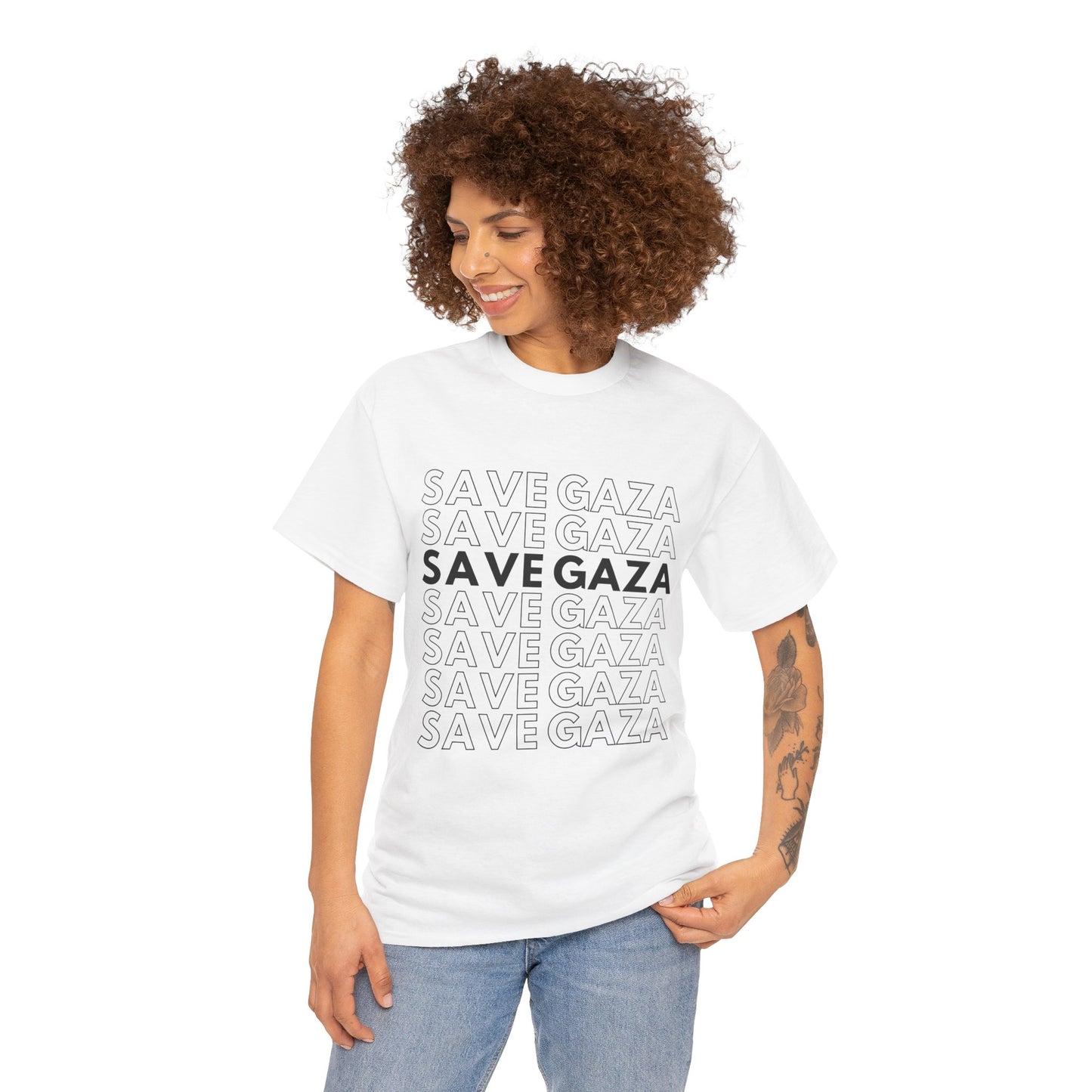 Save Gaza - Unisex Cotton Tee