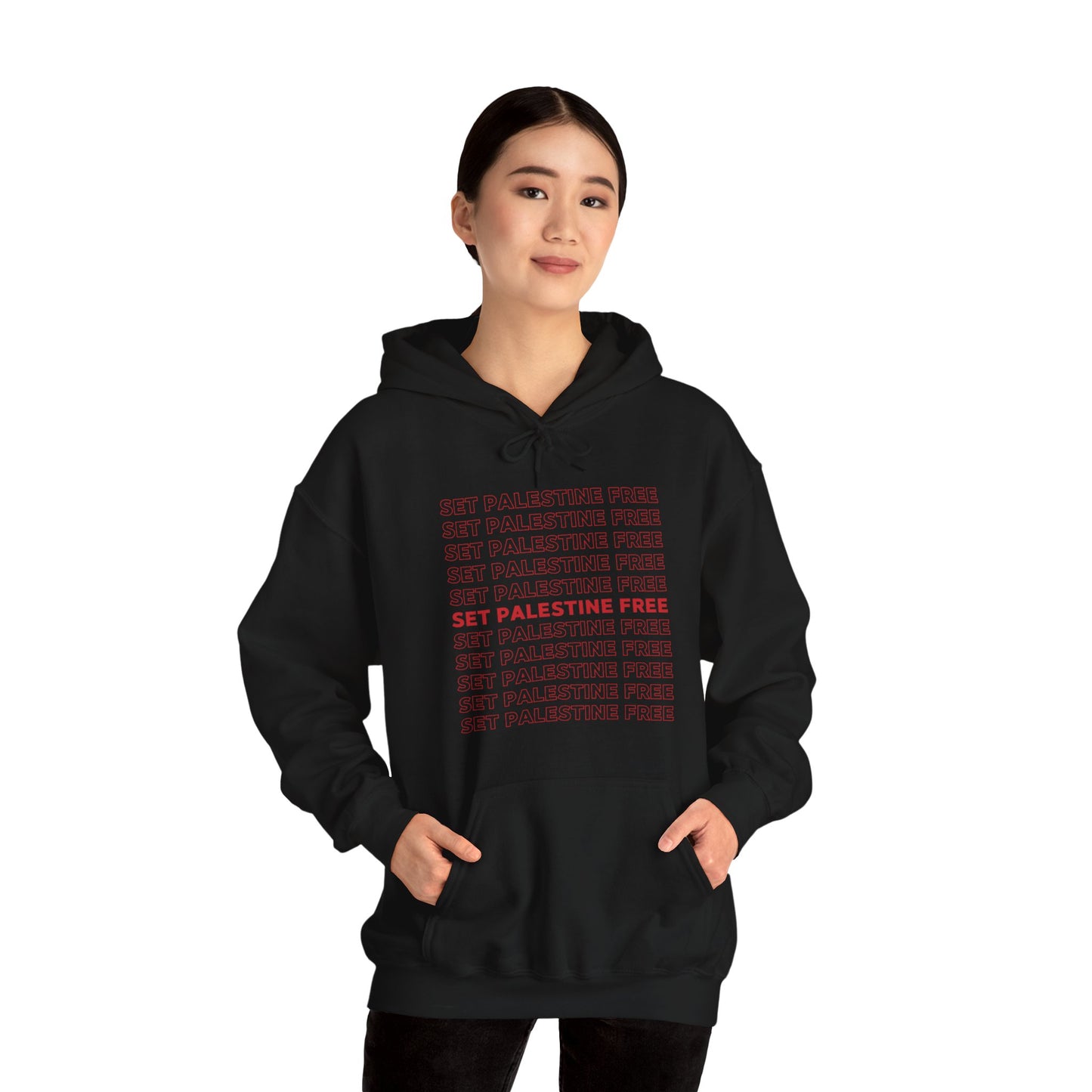 Set Palestine Free - Unisex Hooded Sweatshirt