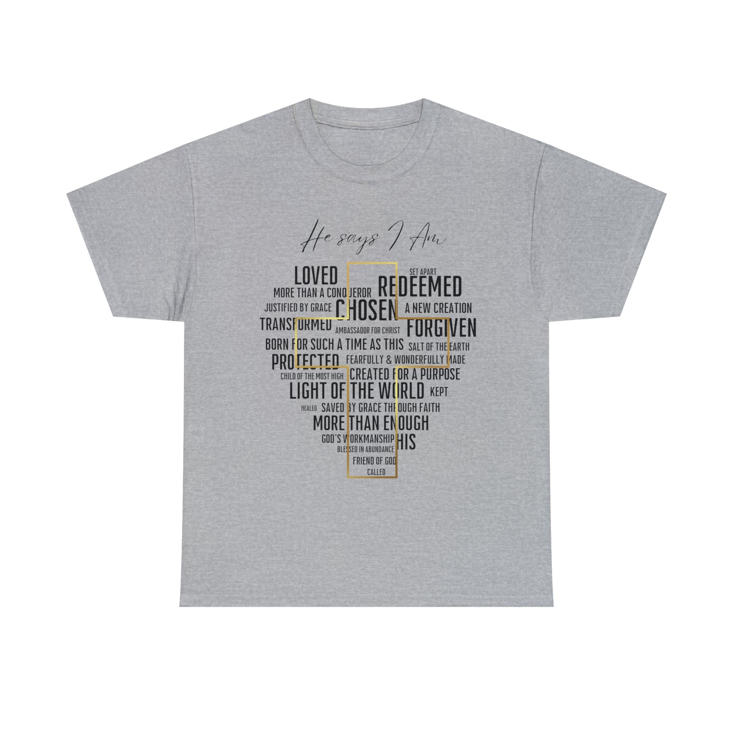 Loved, Chosen, His - Heavy Cotton Tee (Unisex)