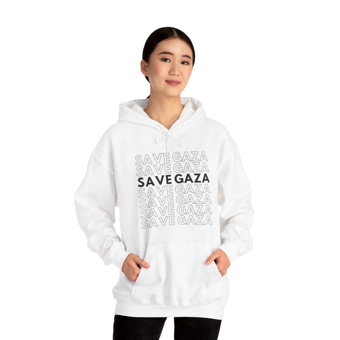 Save Gaza - Unisex Hooded Sweatshirt