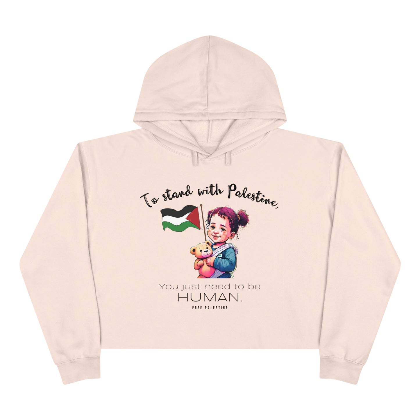 Human - Crop Hoodie