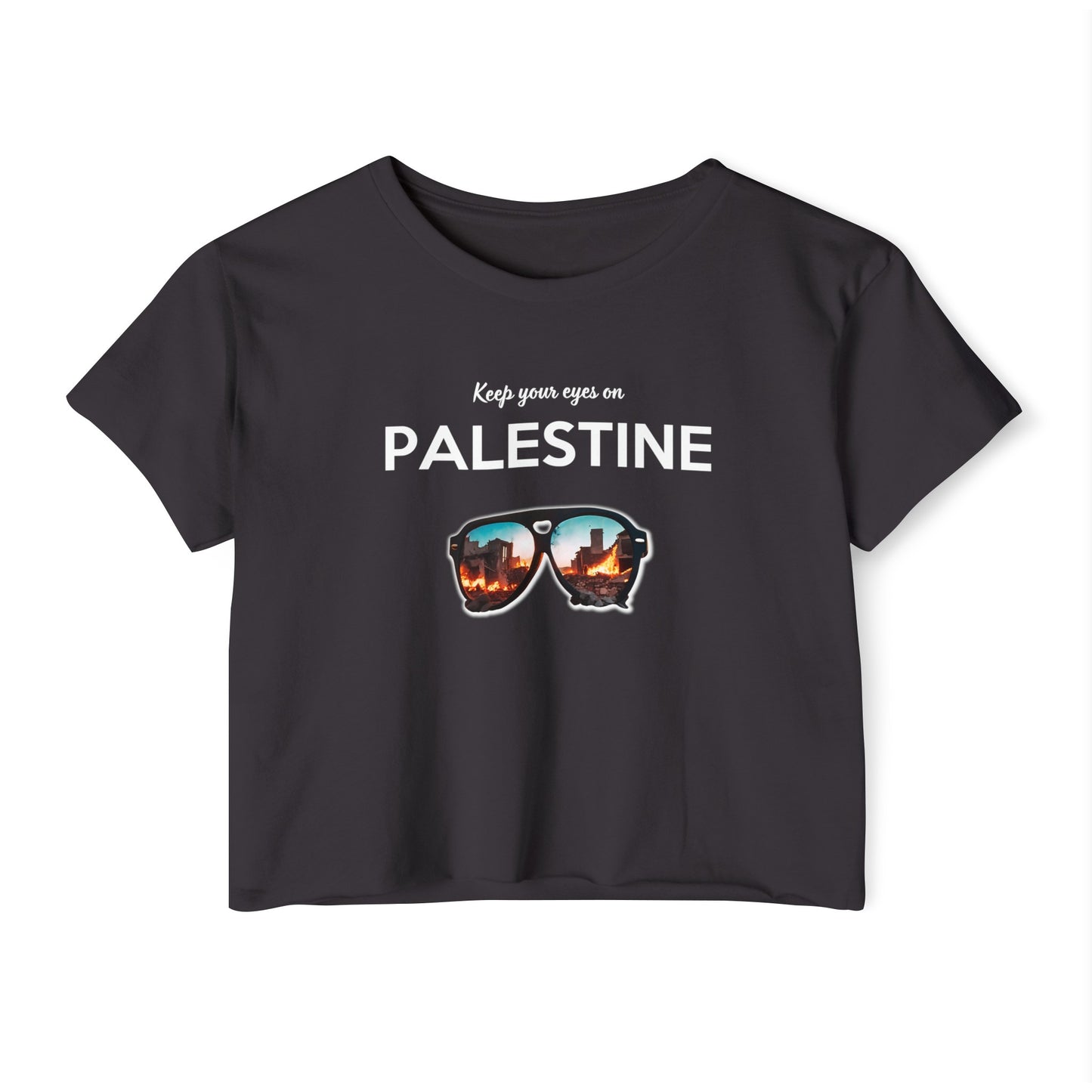 Eyes On Palestine - Women's Festival Crop Top