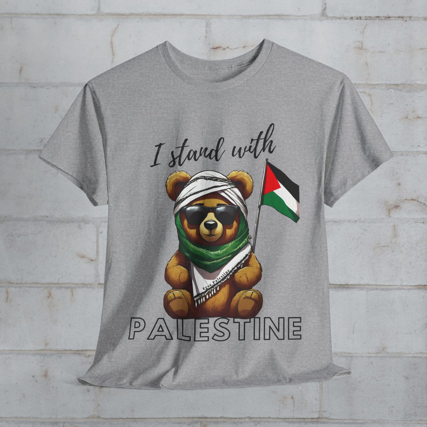 Teddy Palestine - Unisex Cotton Tee