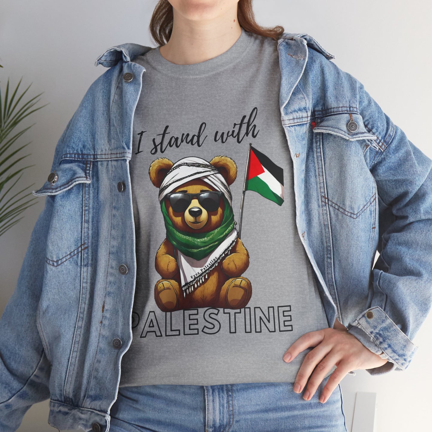 Teddy Palestine - Unisex Cotton Tee