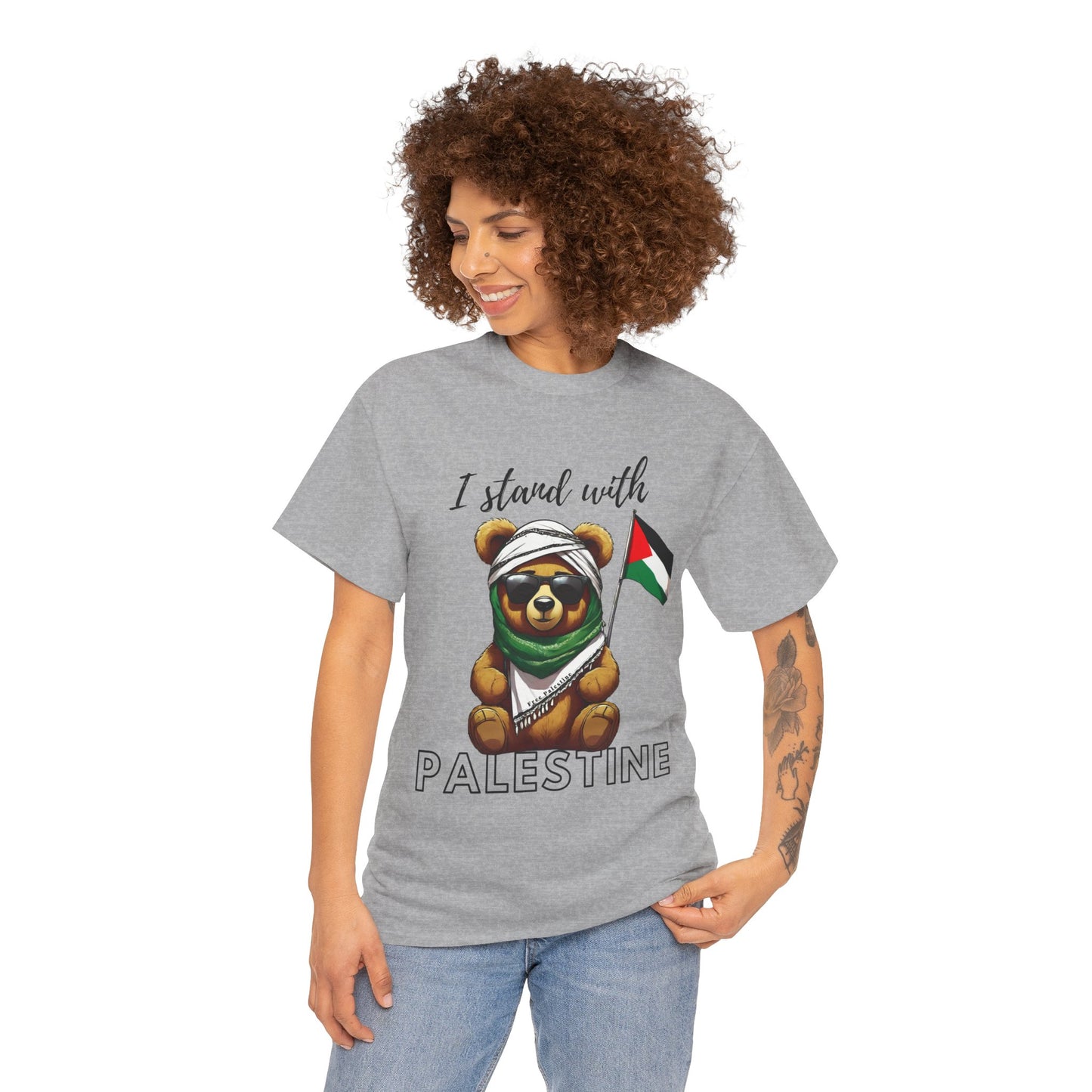 Teddy Palestine - Unisex Cotton Tee
