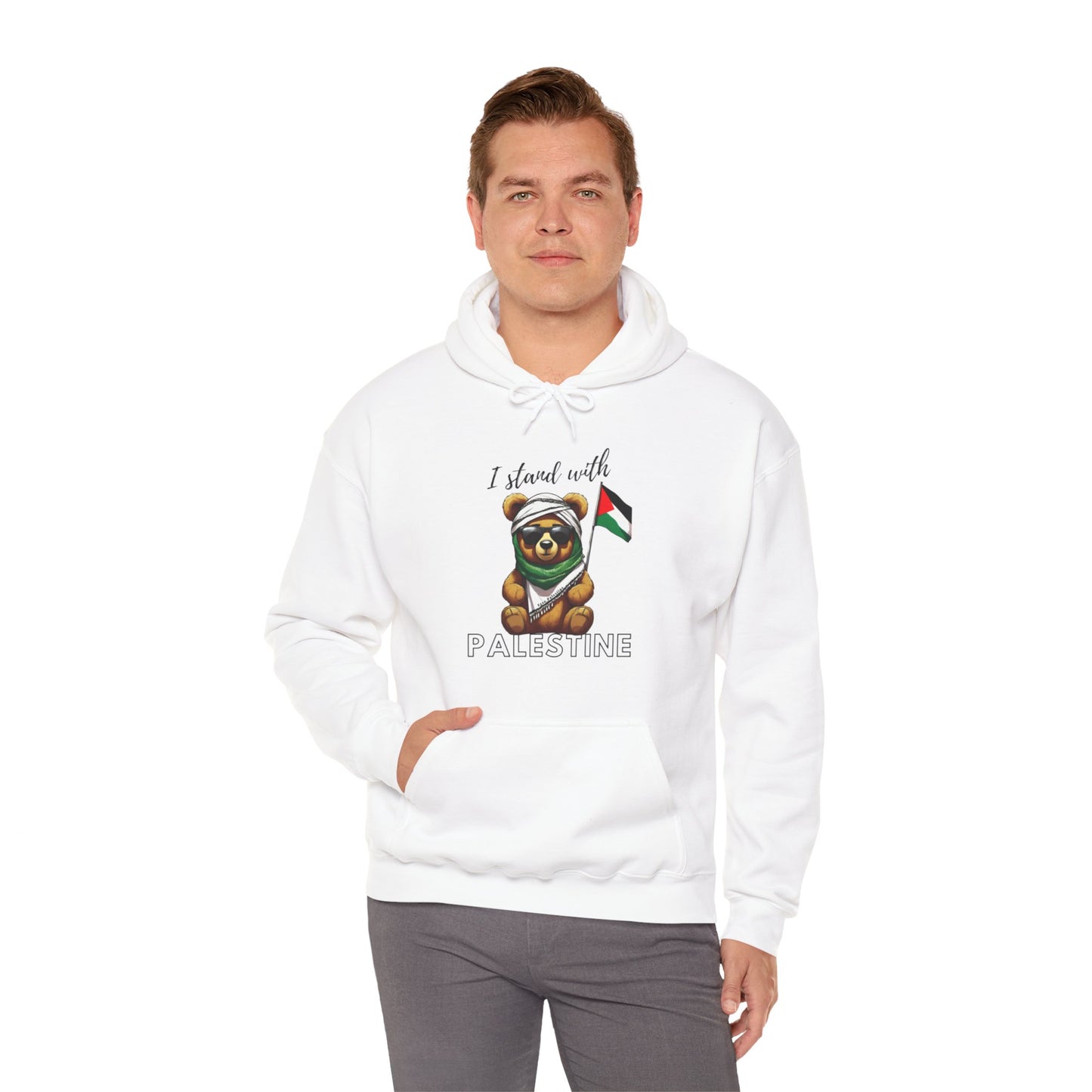 Teddy Palestine - Unisex Hooded Sweatshirt