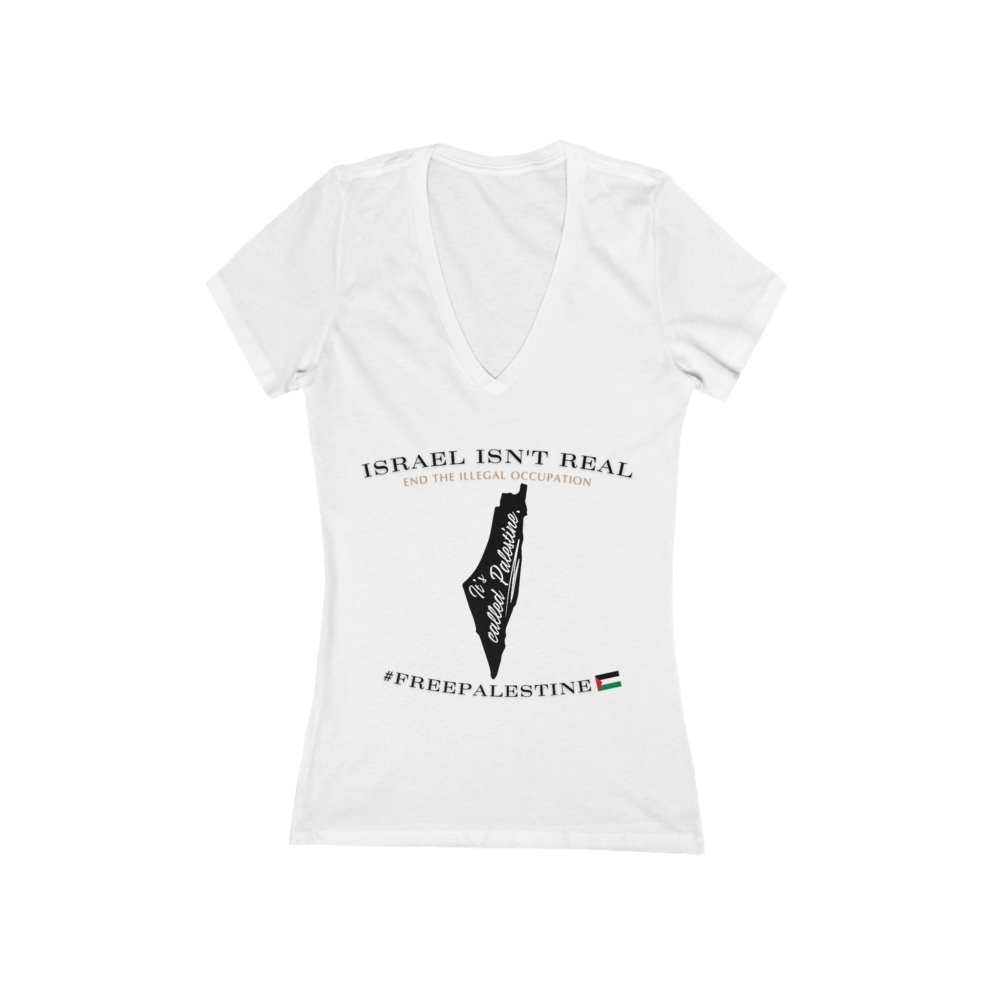 It's Called Palestine - Women's Deep V-Neck Tee