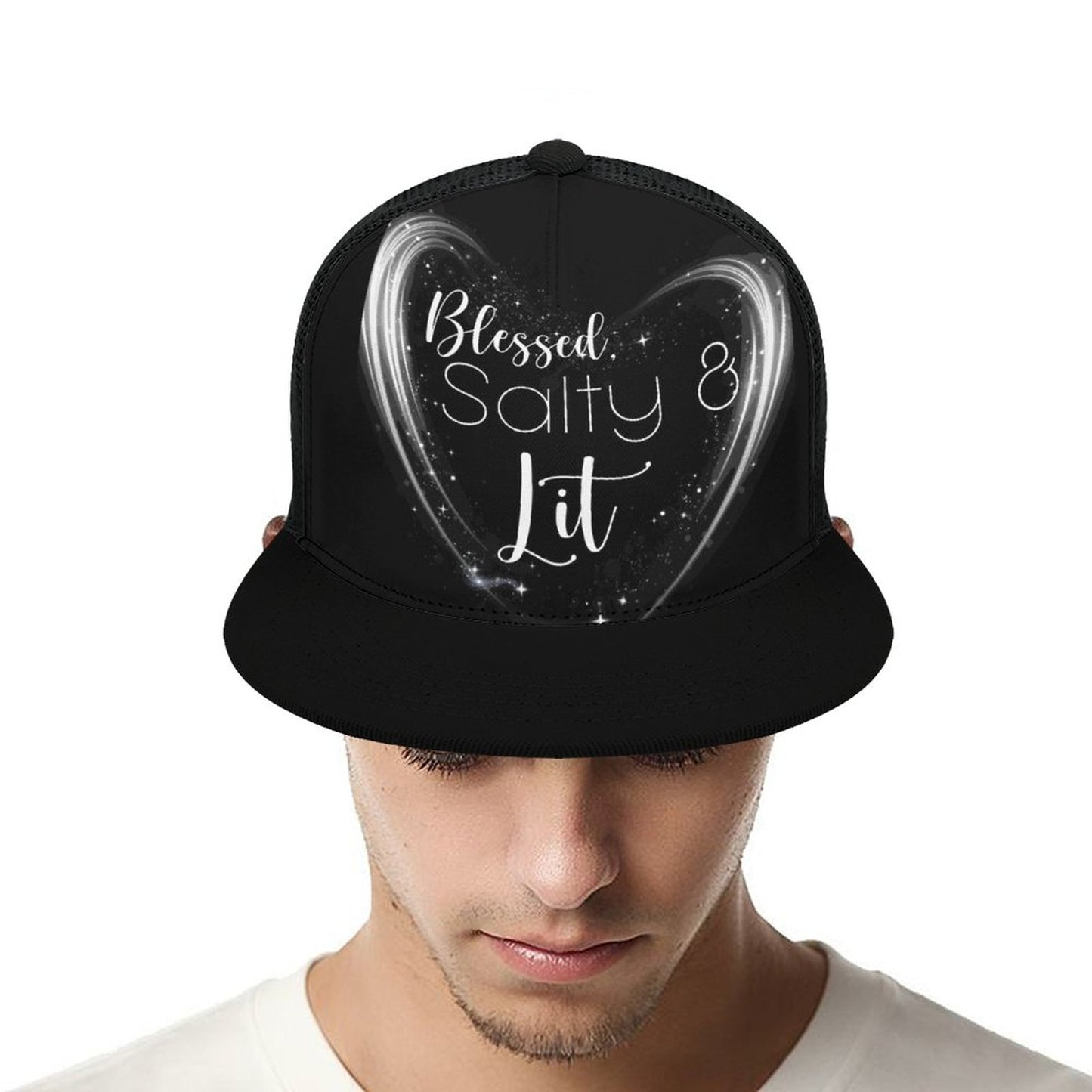 Salty & Lit (Matt. 5:13-14) - Flat Brim Trucker Hat