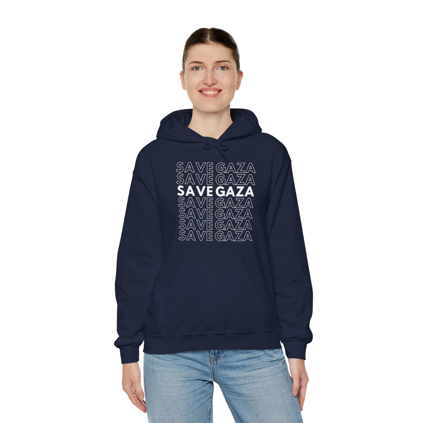 Save Gaza - Unisex Hooded Sweatshirt