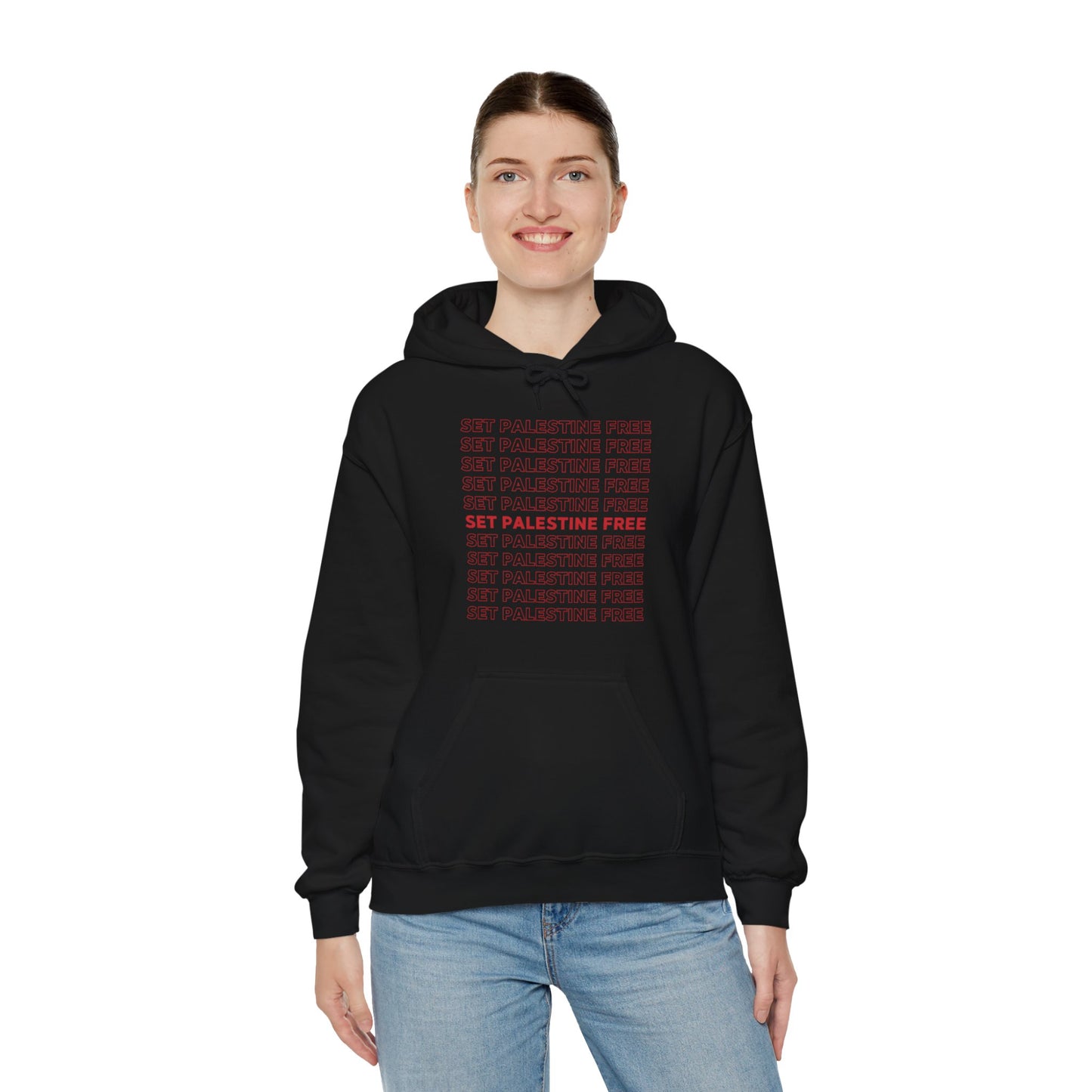 Set Palestine Free - Unisex Hooded Sweatshirt
