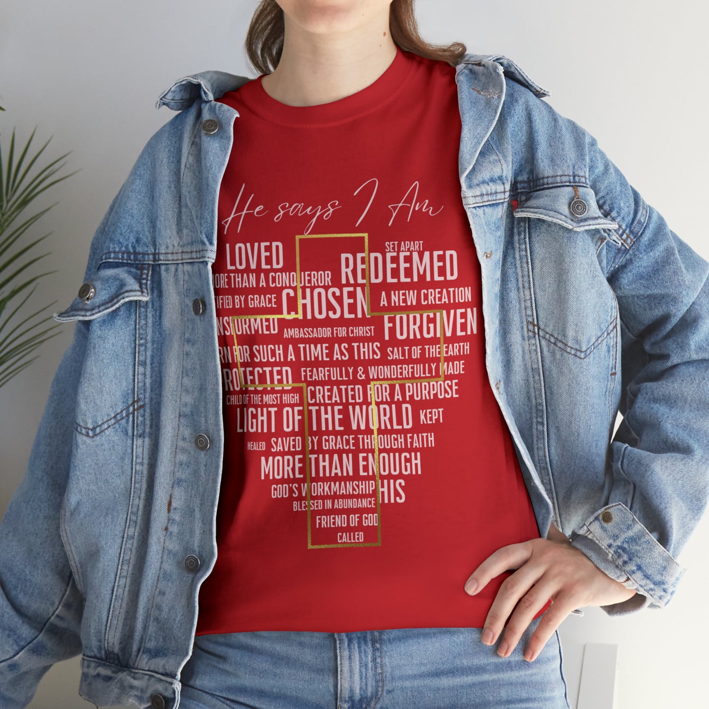 Loved, Chosen, His - Heavy Cotton Tee (Unisex)