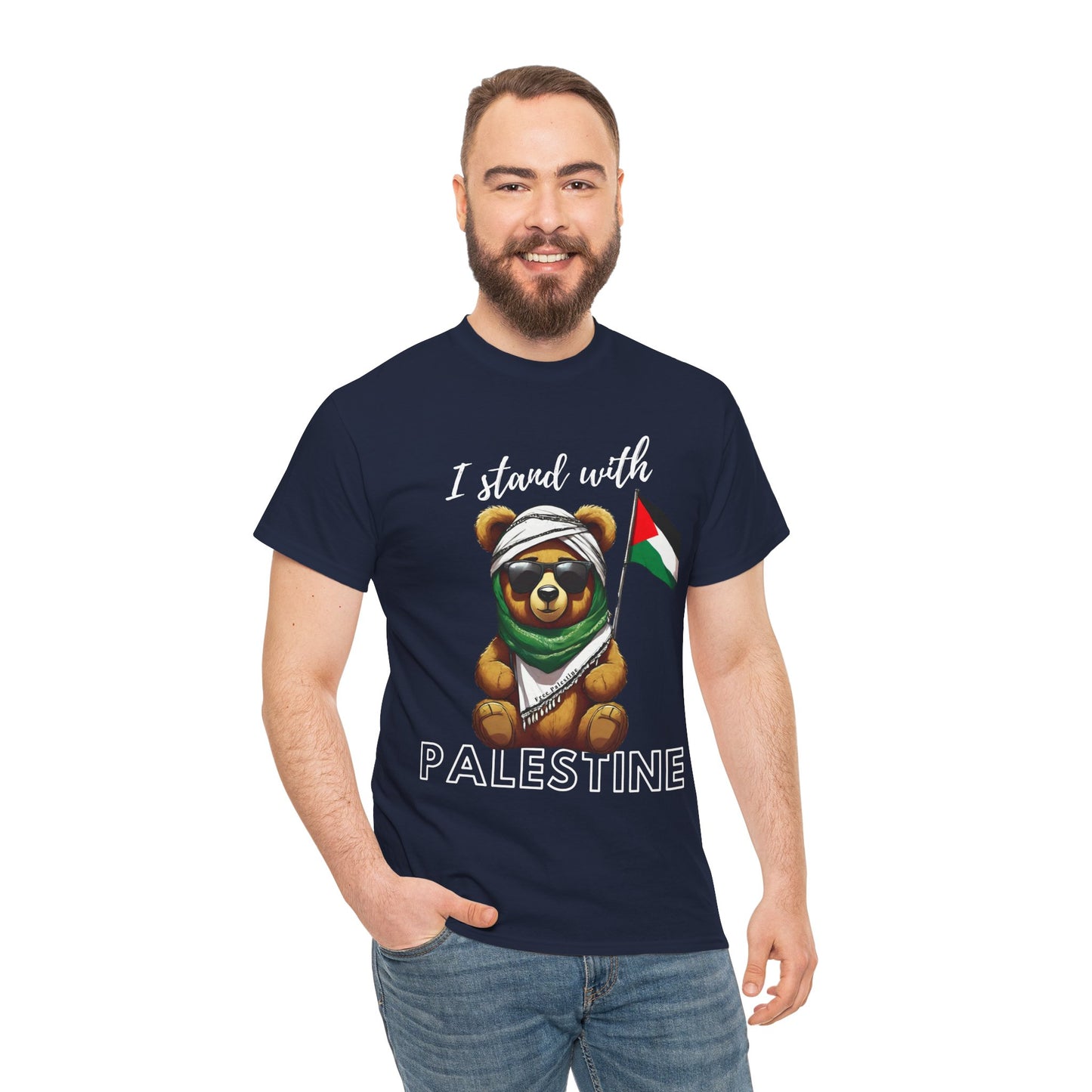Teddy Palestine - Unisex Cotton Tee
