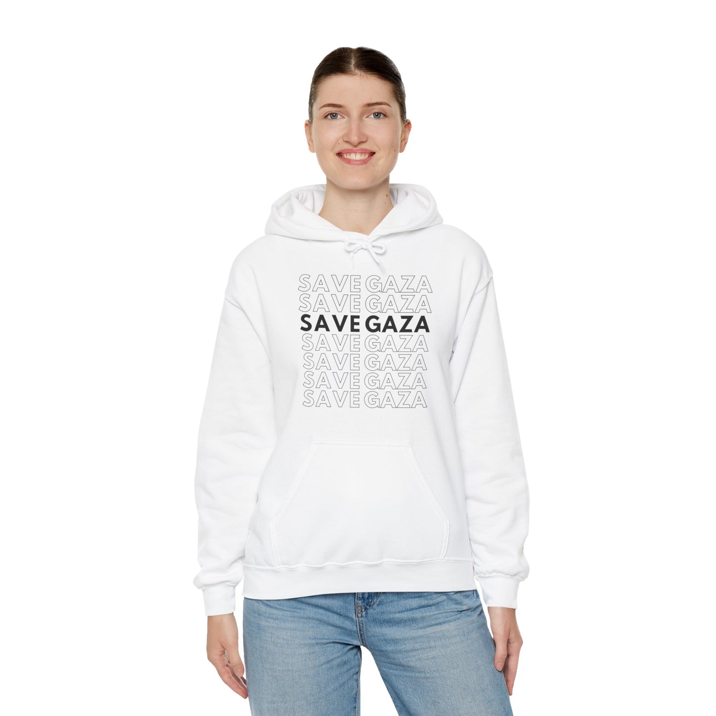Save Gaza - Unisex Hooded Sweatshirt