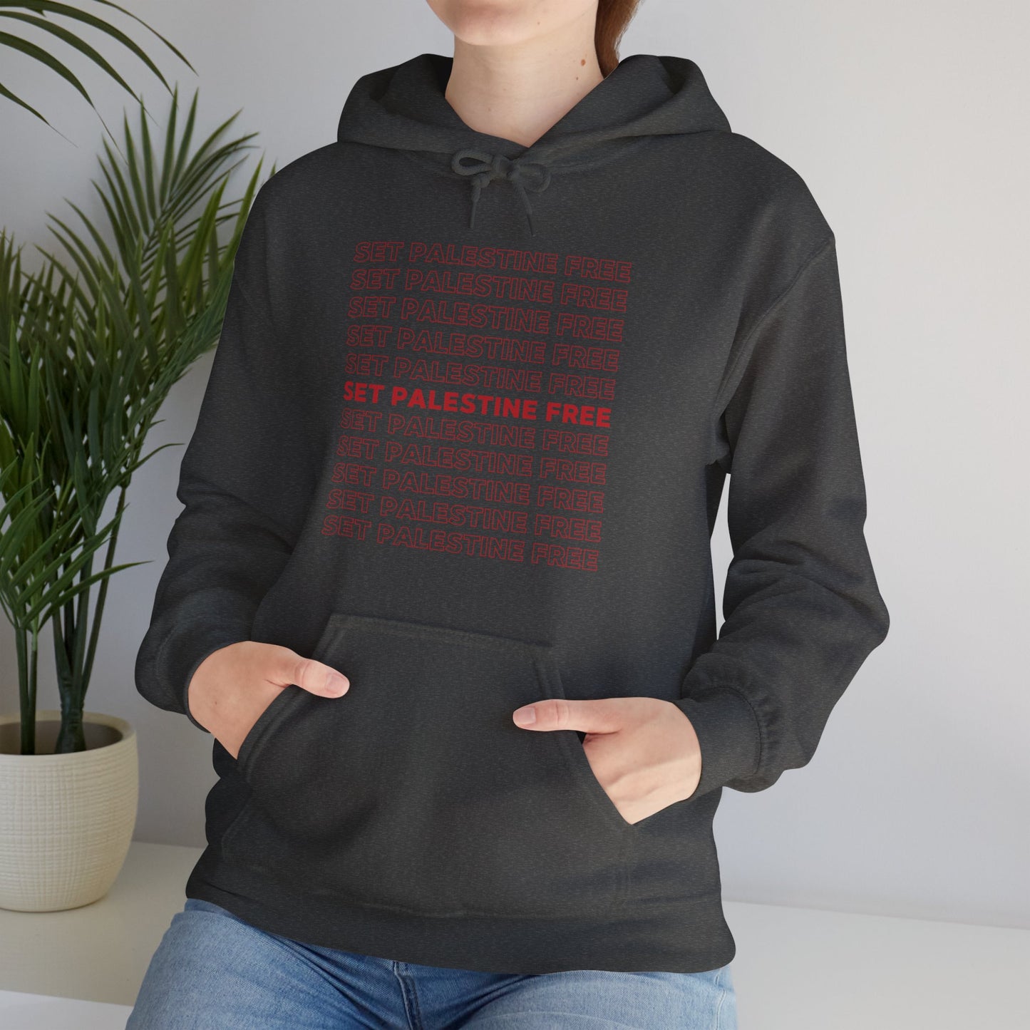 Set Palestine Free - Unisex Hooded Sweatshirt