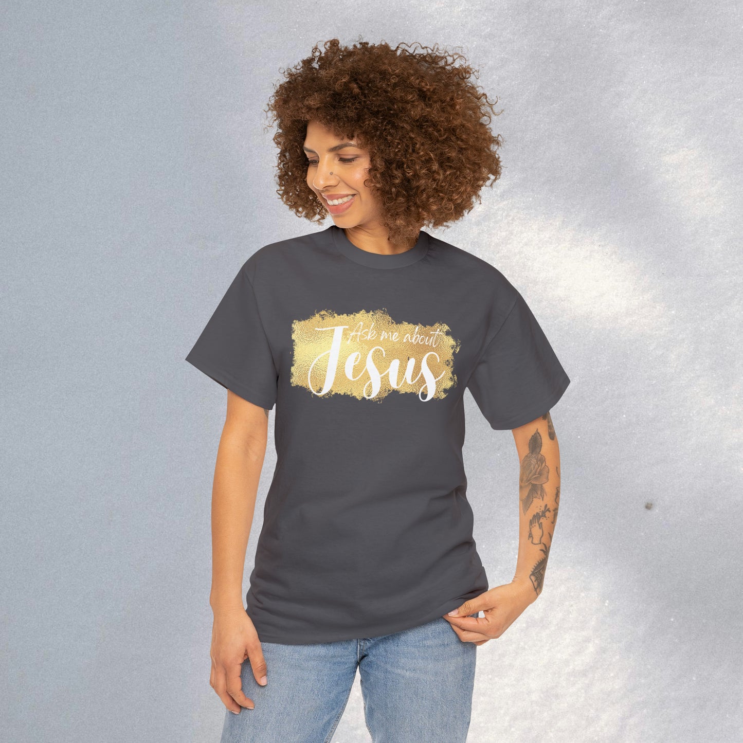 Ask Me - Heavy Cotton Tee (Unisex)