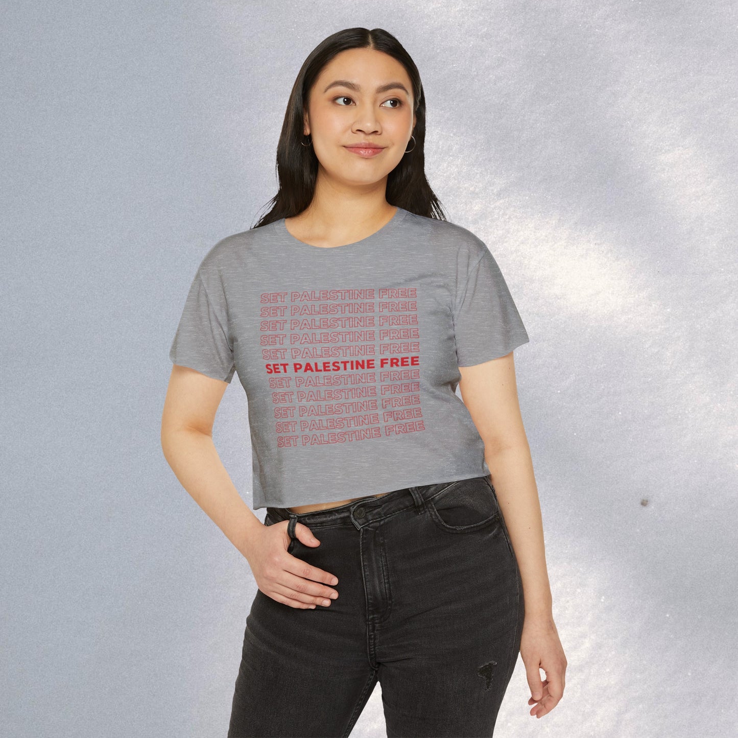 Set Palestine Free - Women's Festival Crop Top