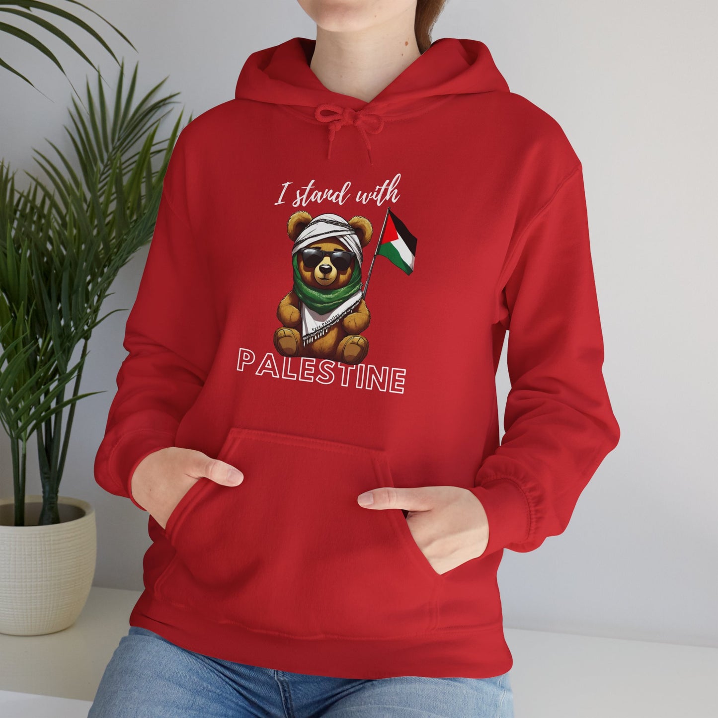 Teddy Palestine - Unisex Hooded Sweatshirt