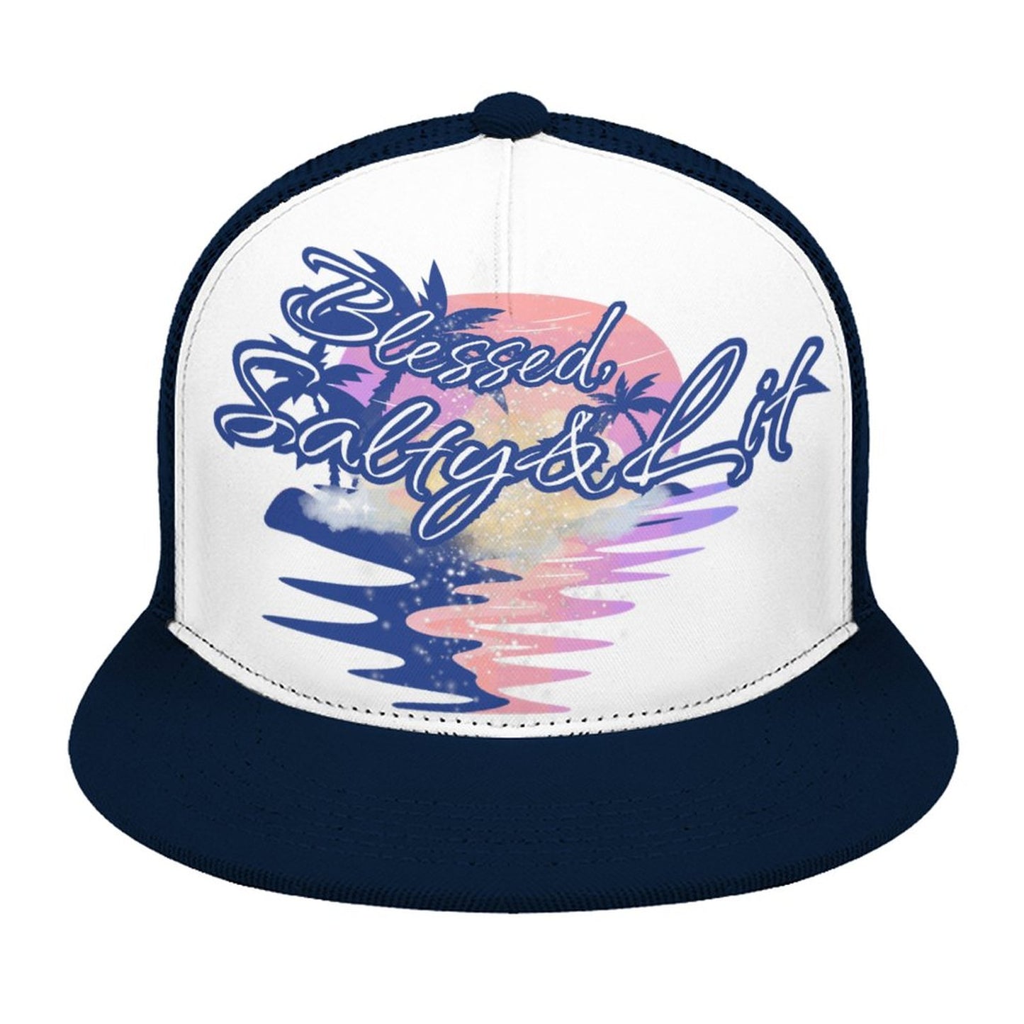 Salty & Lit (Matt. 5:13-14) - Flat Brim Trucker Hat