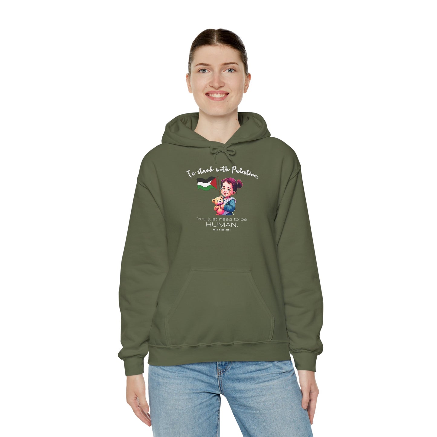 Human - Unisex Hooded Sweatshirt