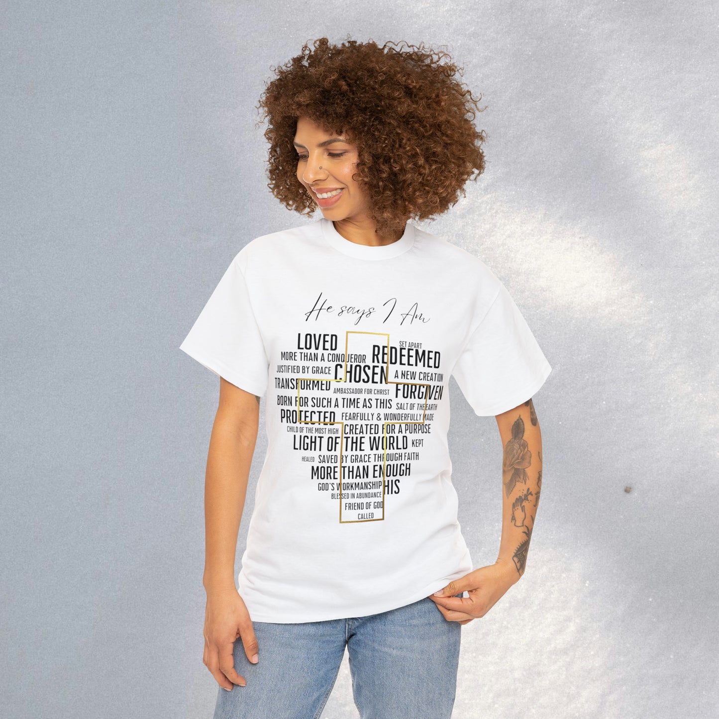 Loved, Chosen, His - Heavy Cotton Tee (Unisex)