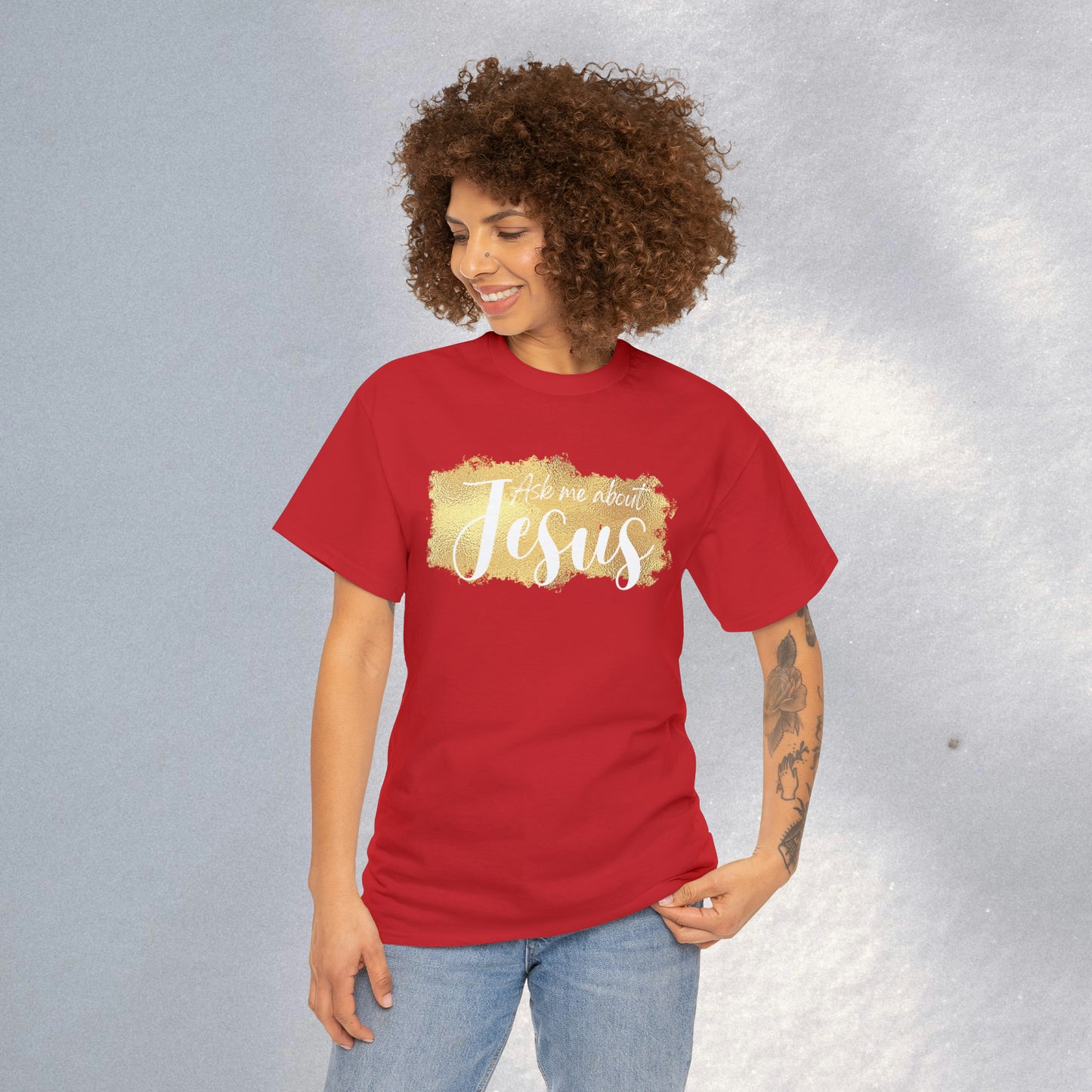 Ask Me - Heavy Cotton Tee (Unisex)